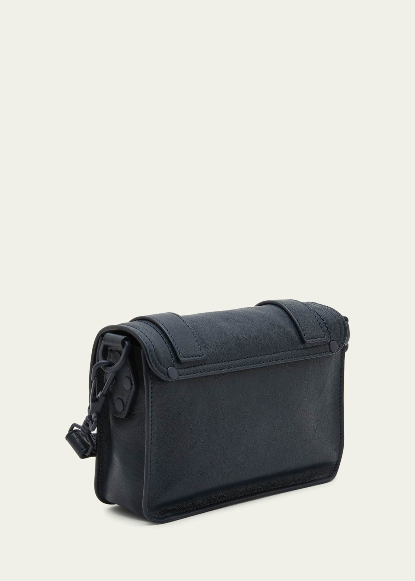 MINI MESSENGER BAG WITH BUCKLE - Black