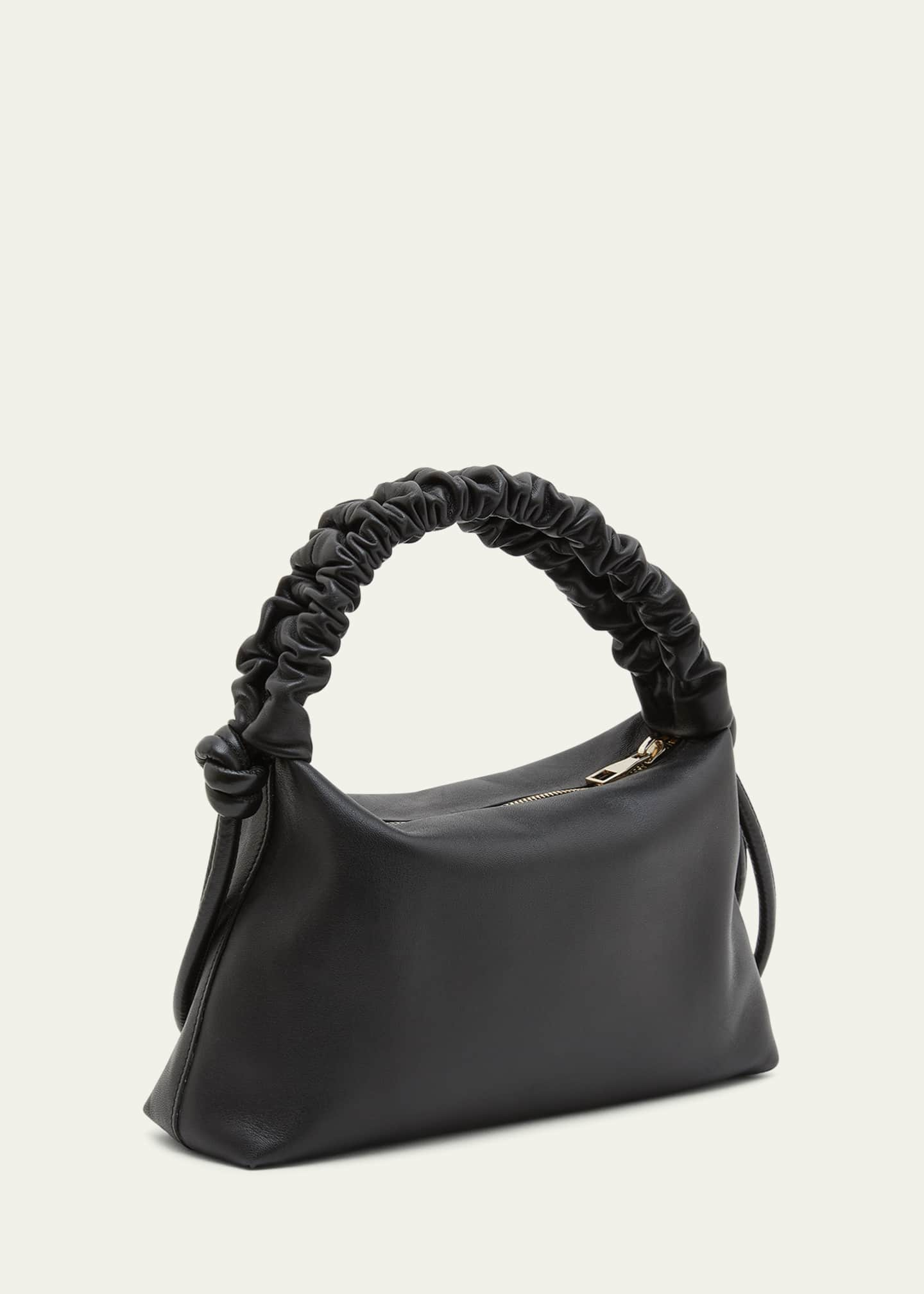 Proenza Schouler Drawstring Leather Tote Bag Black