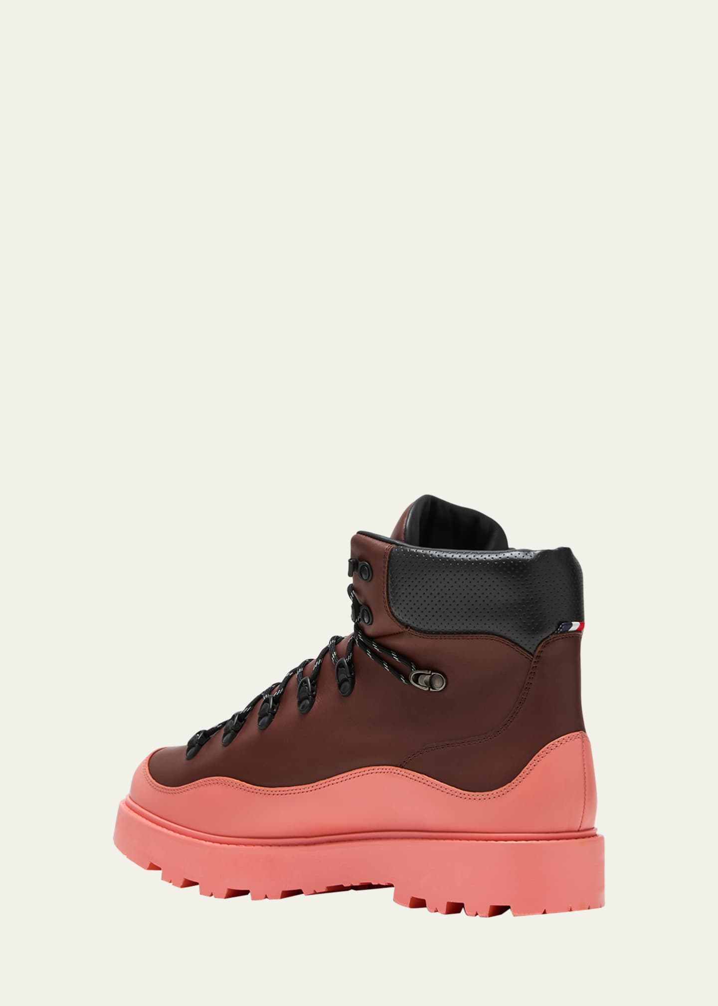 Moncler Moncler x Palm Angels Men's Peka Water-Repellent Leather Hiking Boots Image 4 of 5