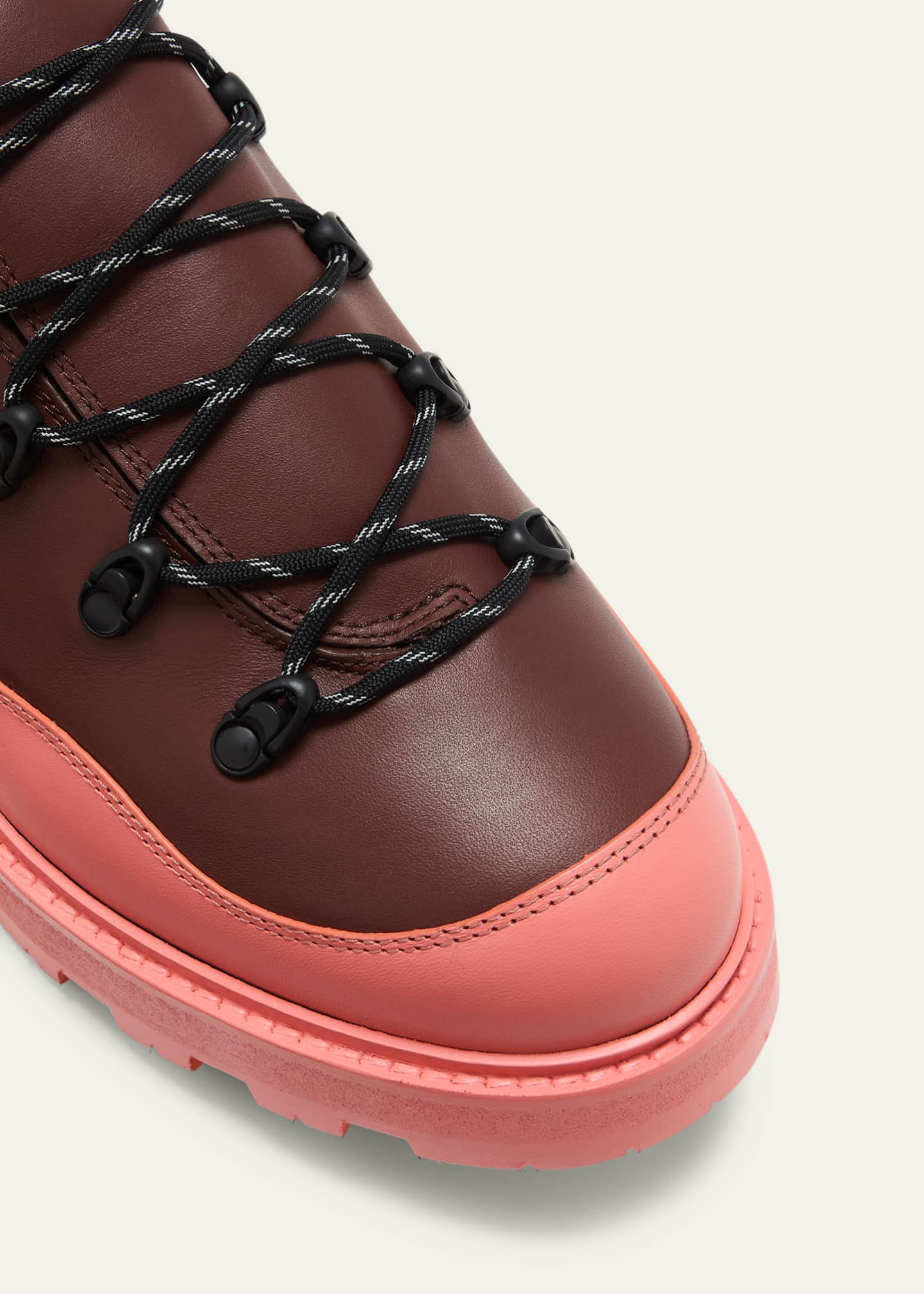 Moncler Moncler x Palm Angels Men's Peka Water-Repellent Leather Hiking Boots Image 5 of 5