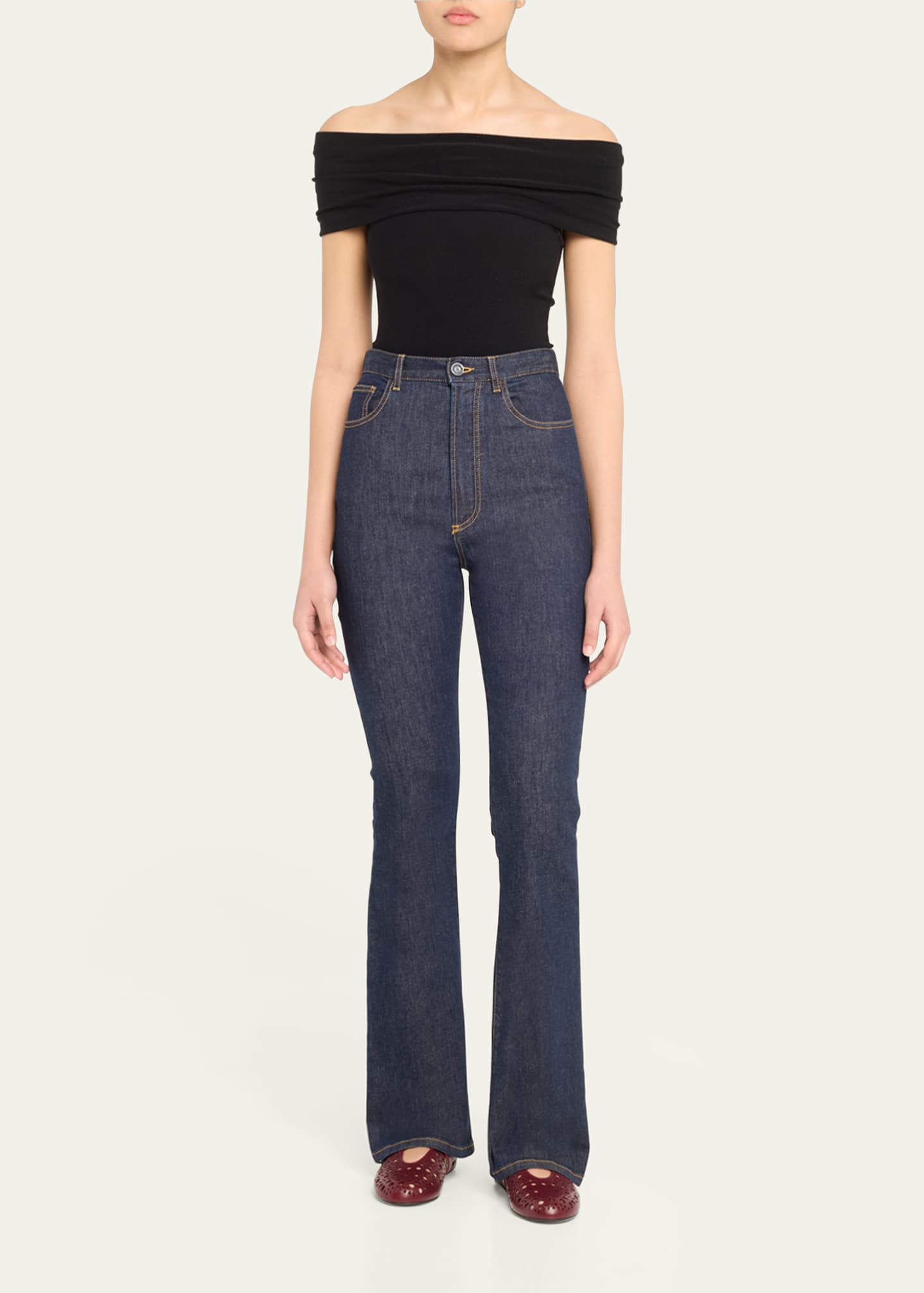 Vienne Cutout Mary Jane Ballerina Flats