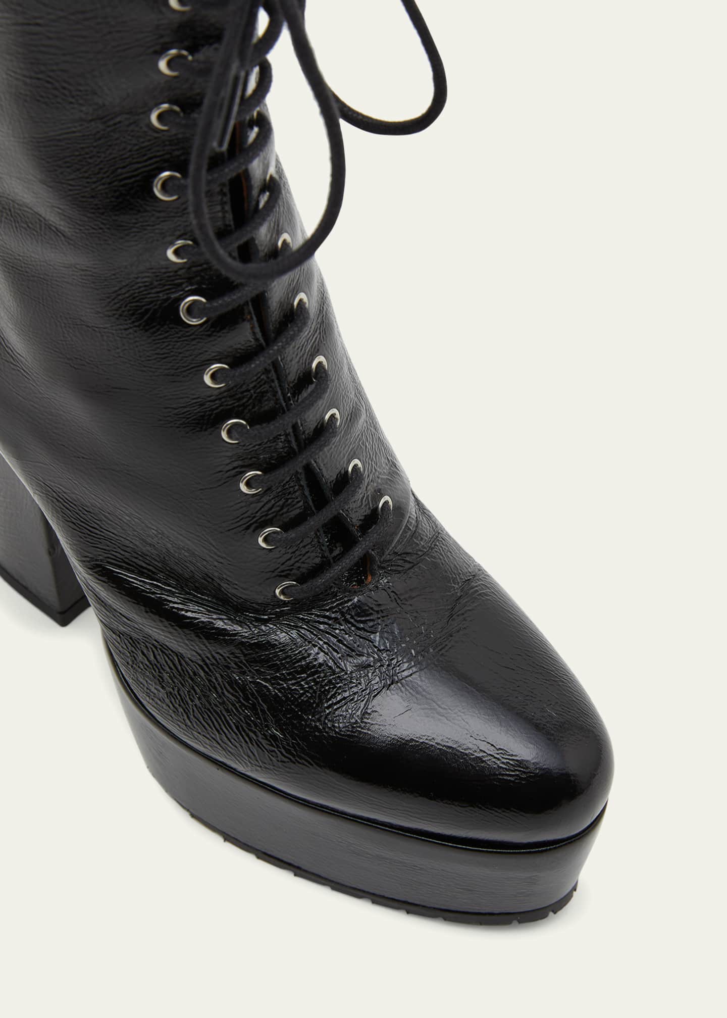 Alaia lace best sale up booties