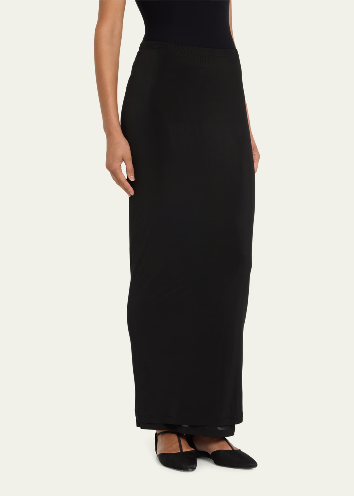 WARDROBE.NYC Layered Tube Skirt - Bergdorf Goodman