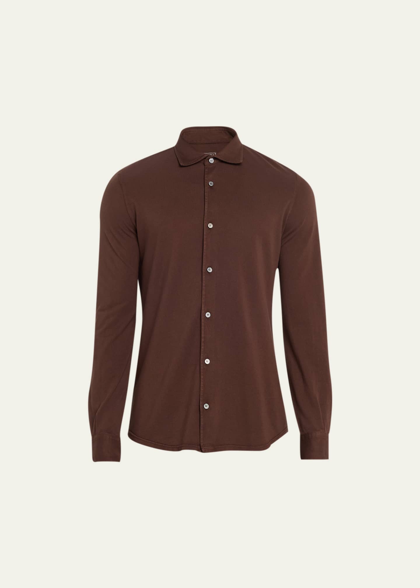 Fedeli Men s Cotton Pique Sport Shirt Bergdorf Goodman