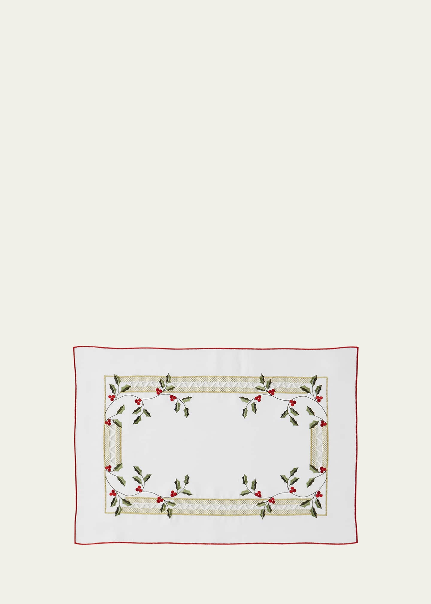 Holly Berry Placemats, Set of 4