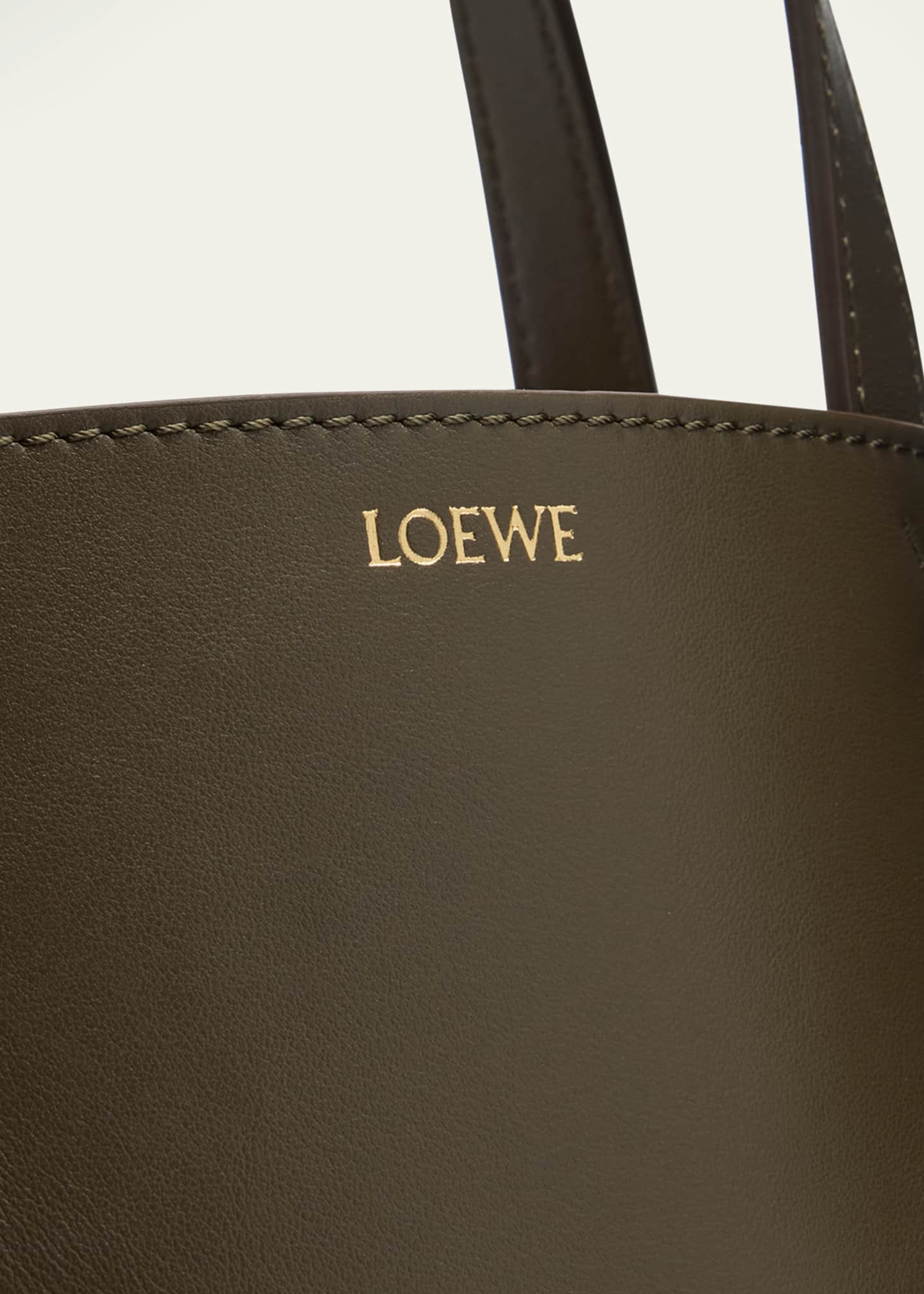 Loewe Puzzle Fold Mini Tote Bag in Shiny Leather Image 6 of 6