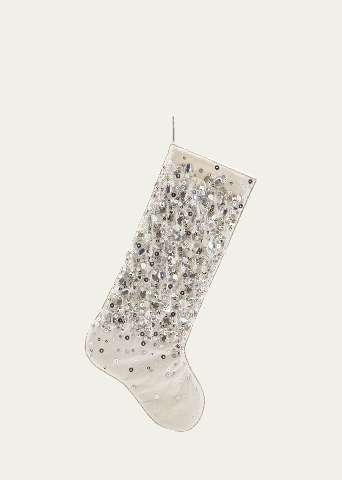 Kim Seybert Holiday Luster Christmas Stocking Bergdorf Goodman