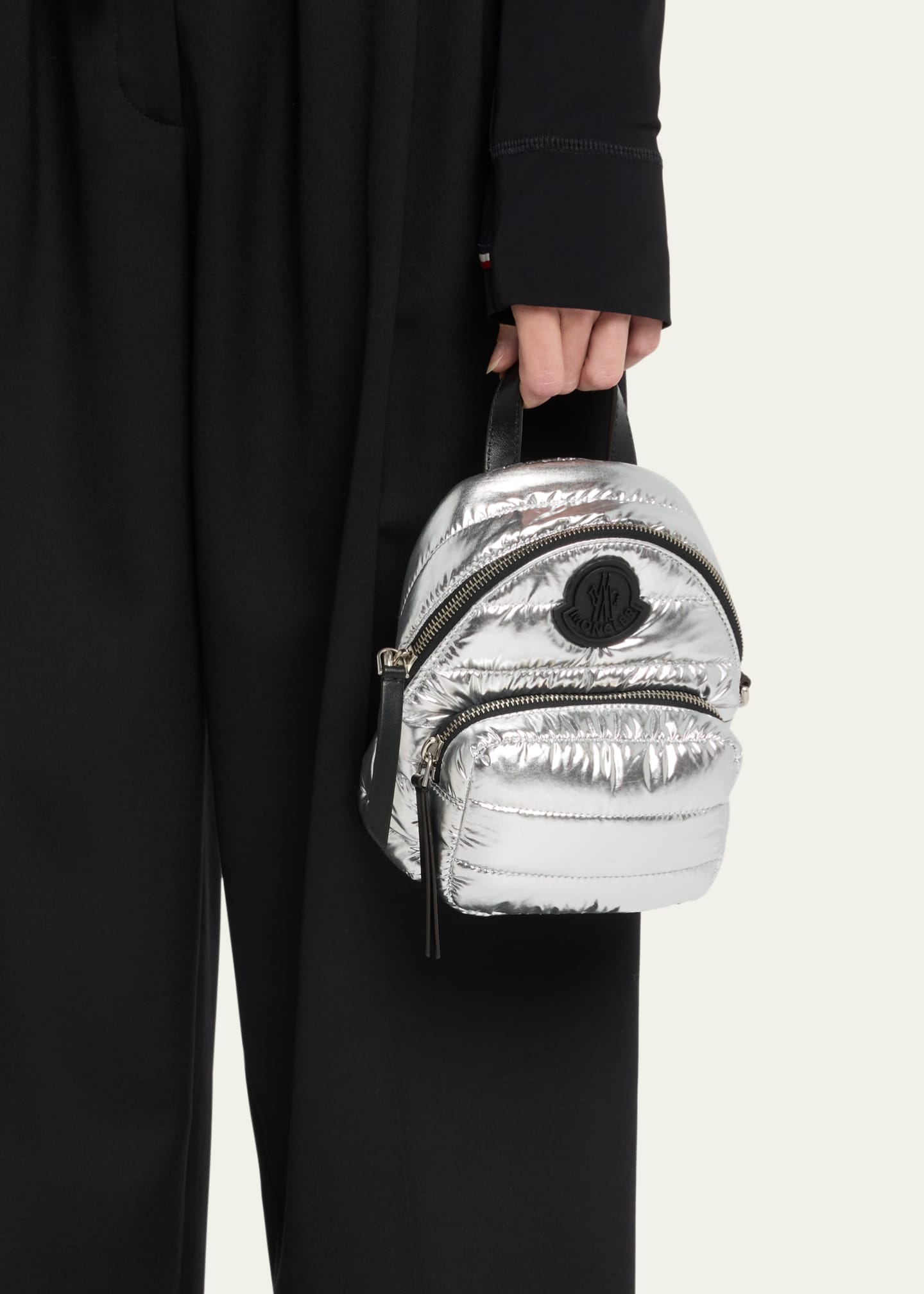 Metallic Puffer Backpack