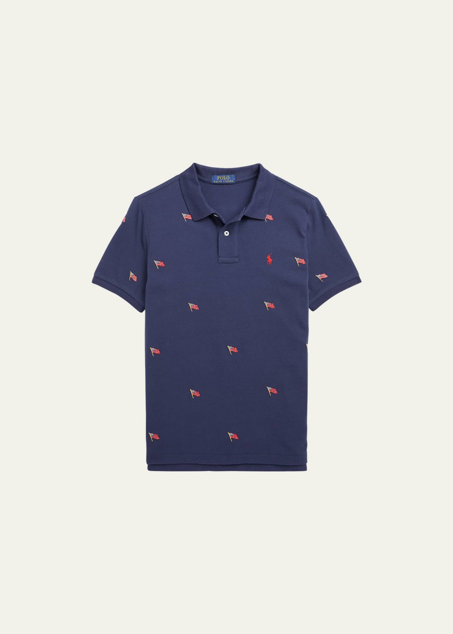 Ralph lauren polo shirt with american flag shop