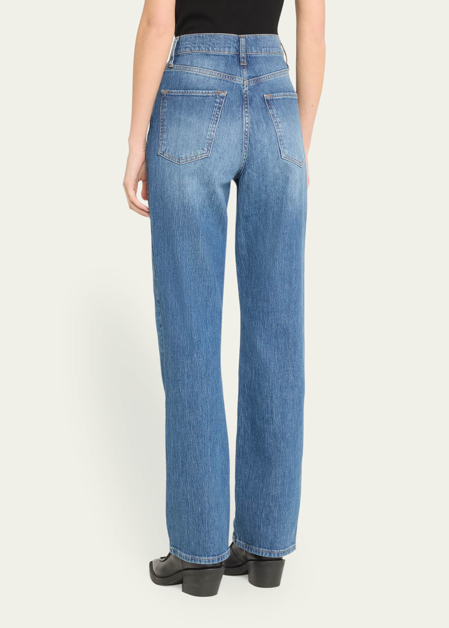 Triarchy Ms. Triarchy V-High Rise Straight-Leg Jeans Image 3 of 4