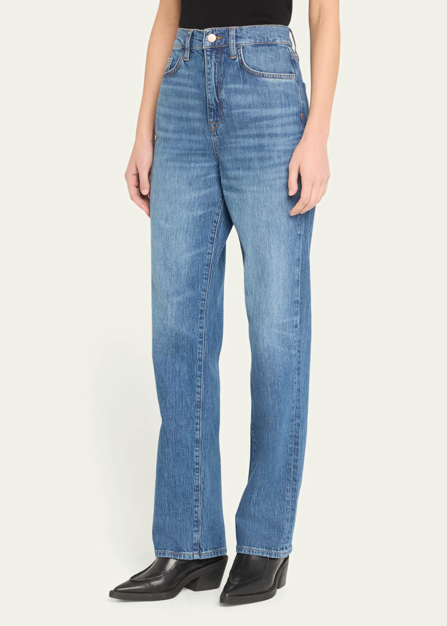 Triarchy Ms. Triarchy V-High Rise Straight-Leg Jeans Image 4 of 4