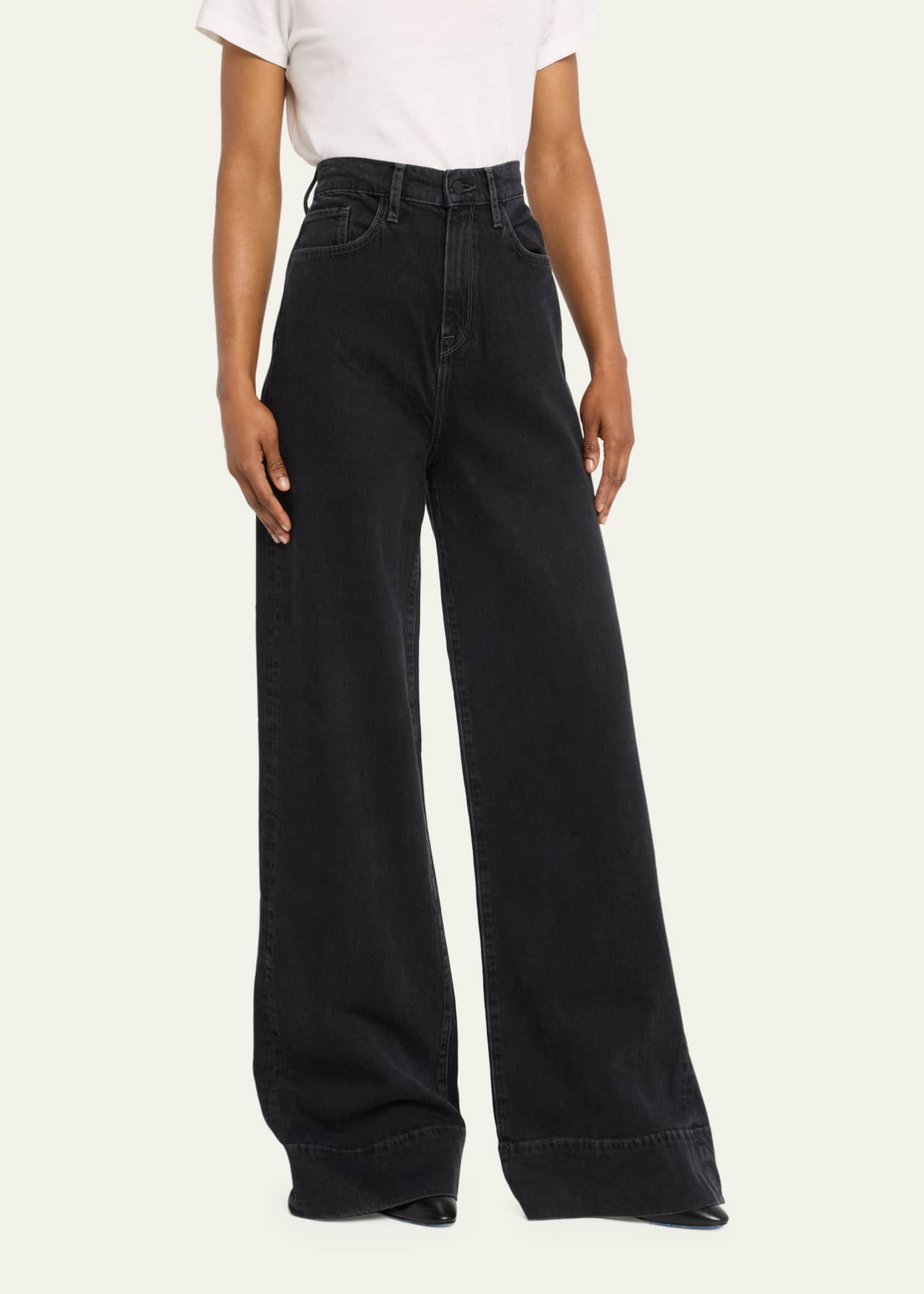 Triarchy Ms. Onassis High Rise Wide-Leg Jeans - Bergdorf Goodman