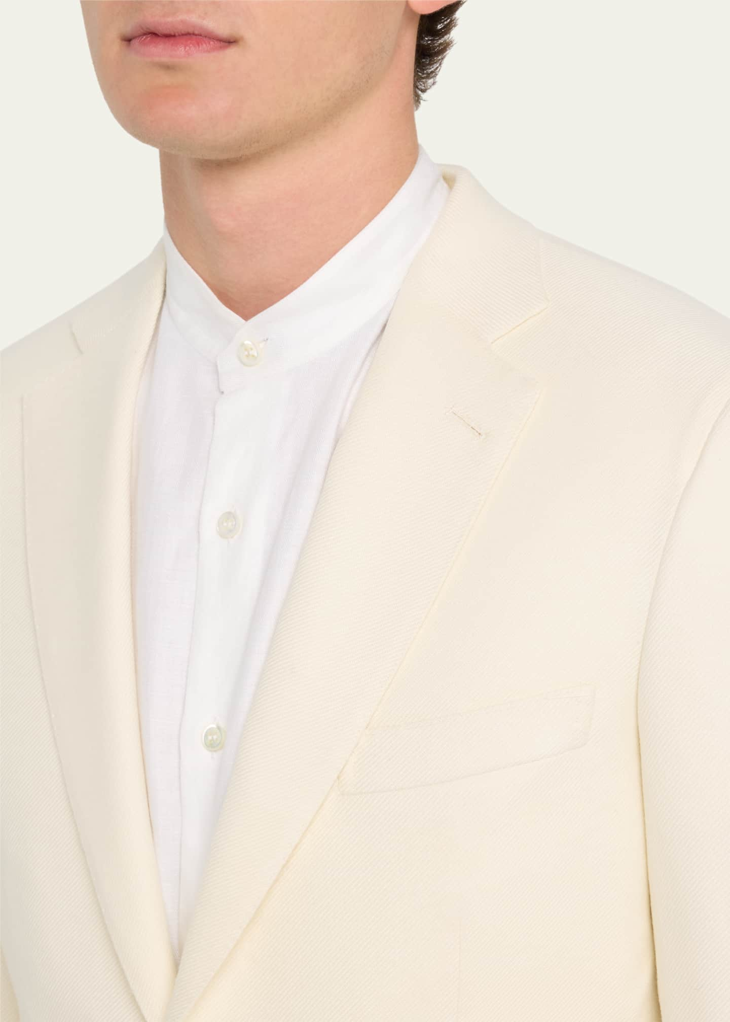 Brioni Men's Wool-Silk Gabardine Dinner Jacket - Bergdorf Goodman