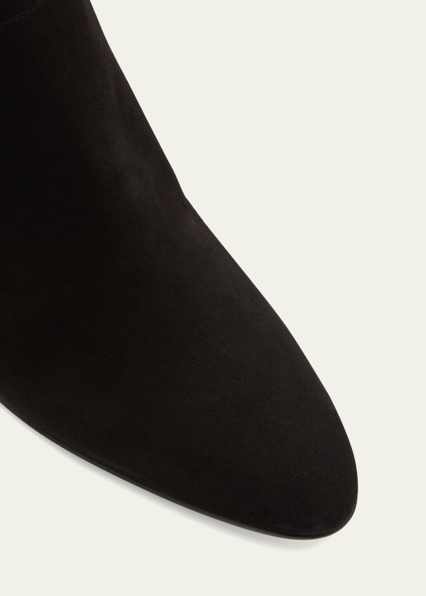 Manolo Blahnik Pitana Suede Block-Heel Knee Boots Image 5 of 7