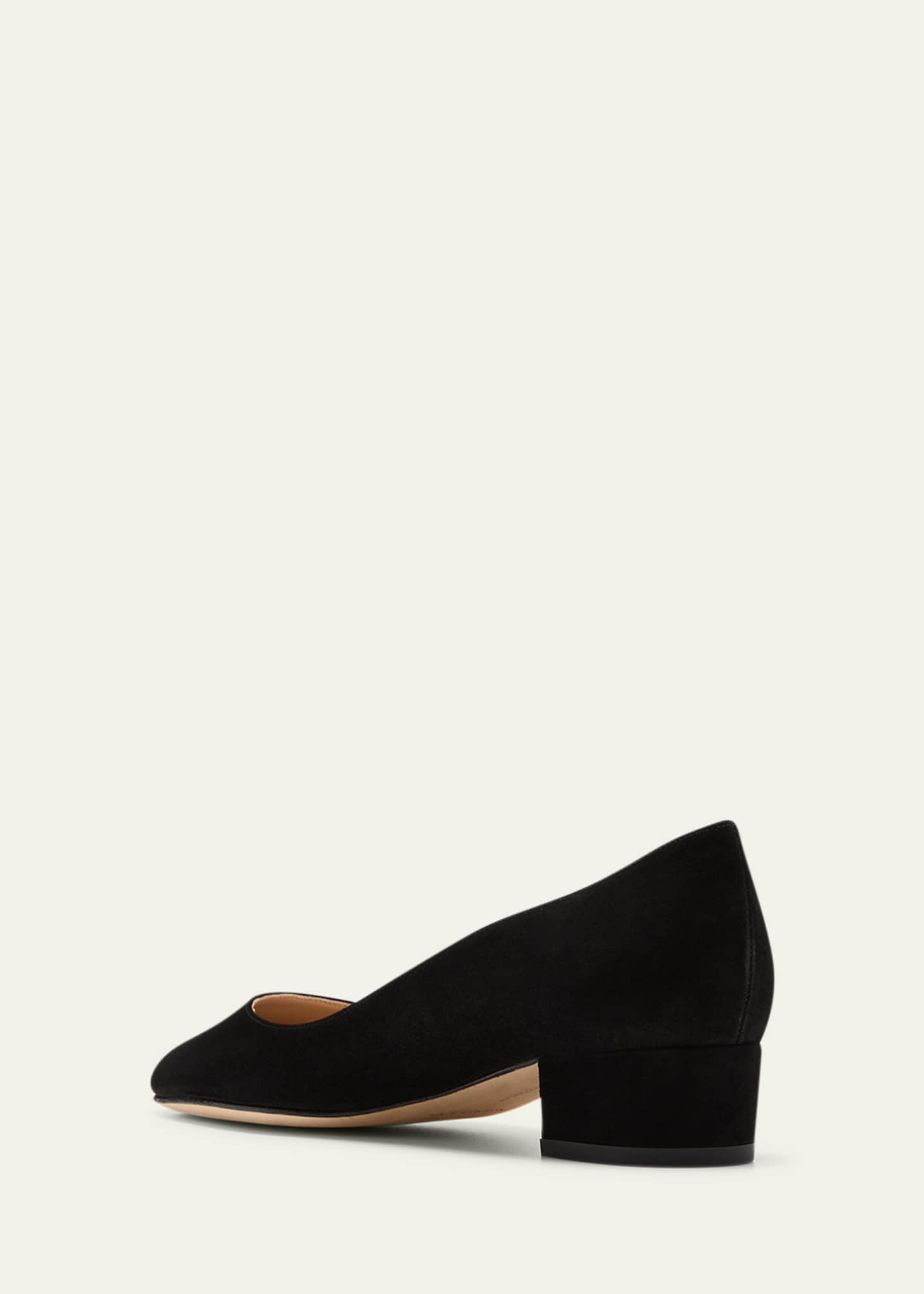 Manolo Blahnik Lista Suede Pumps Image 4 of 5
