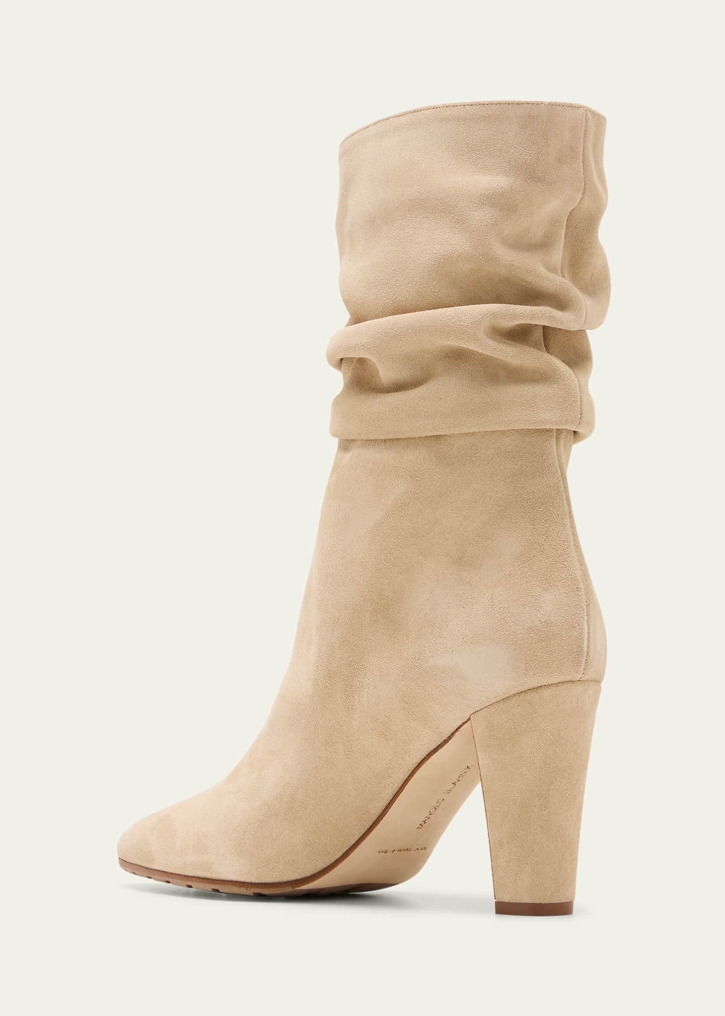 manolo blahnik knight slouchy suede boot