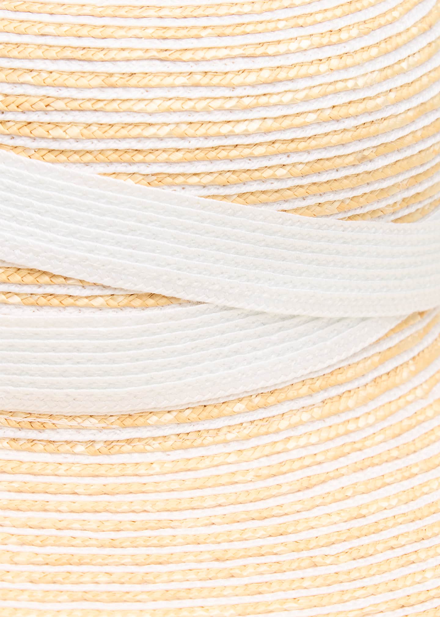 Kokin Crisscross Large-Brim Straw Hat Image 2 of 2