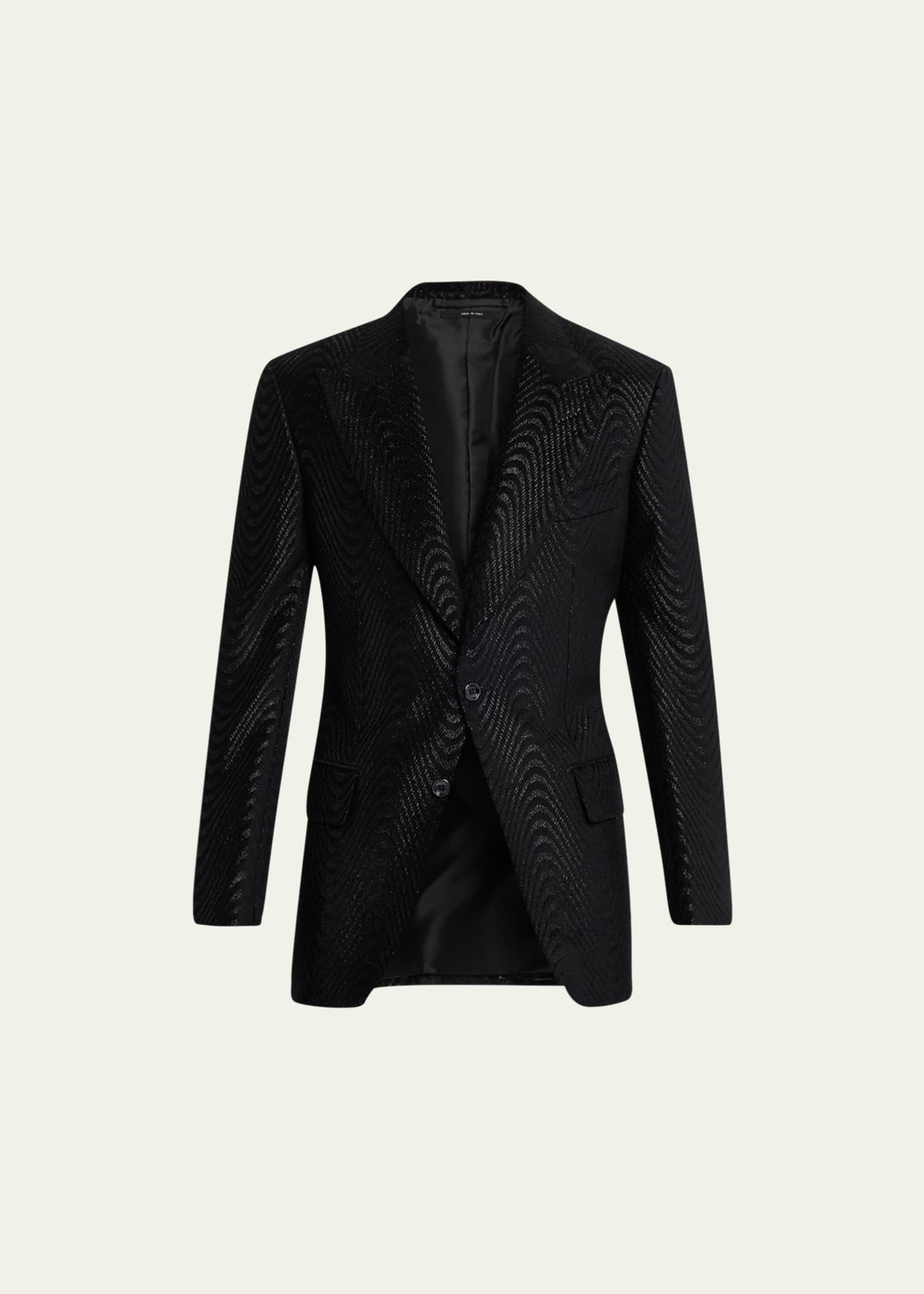 TOM FORD Men's Atticus Spiral Jacquard Cocktail Jacket - Bergdorf