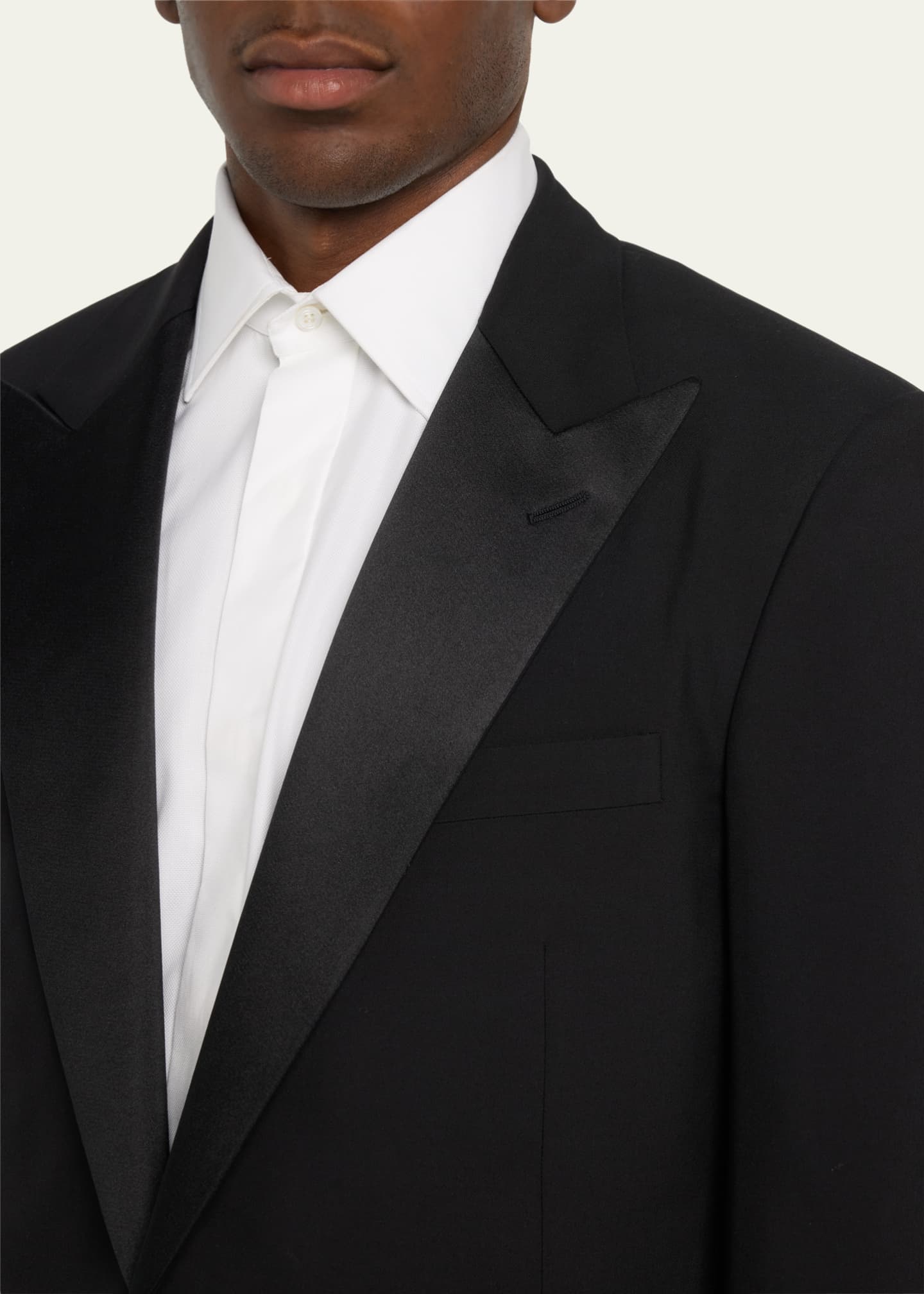 Ralph Lauren Purple Label Men's Tailored Wool Barathea Tuxedo Image 5 of 5