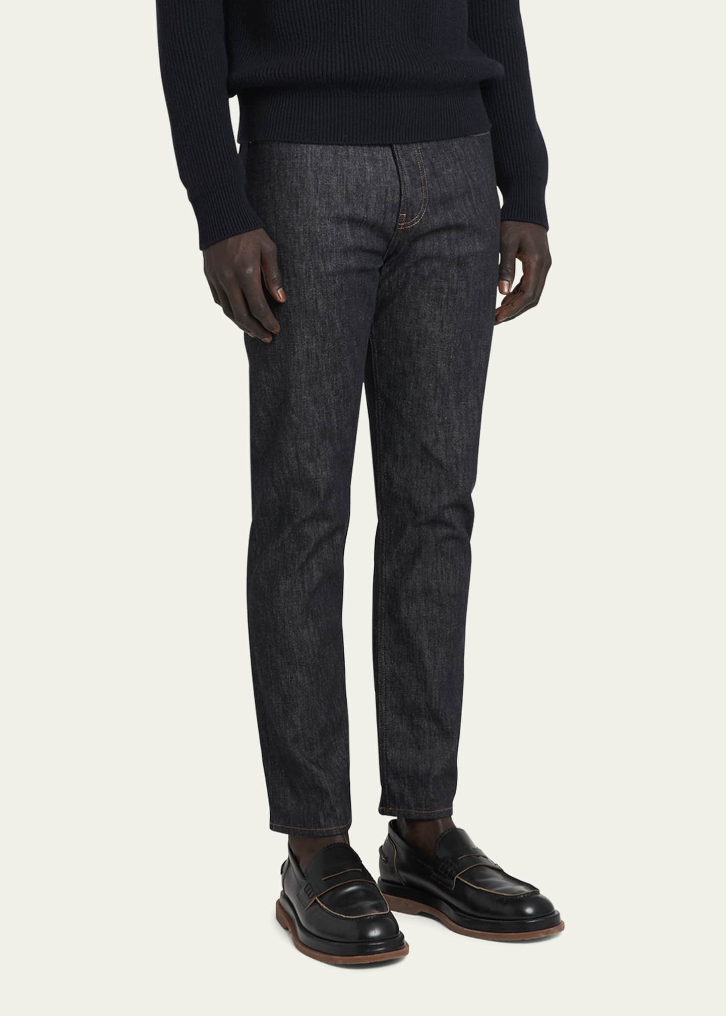 Agnona Men's Tapered Leg 5Pocket Jeans Bergdorf Goodman