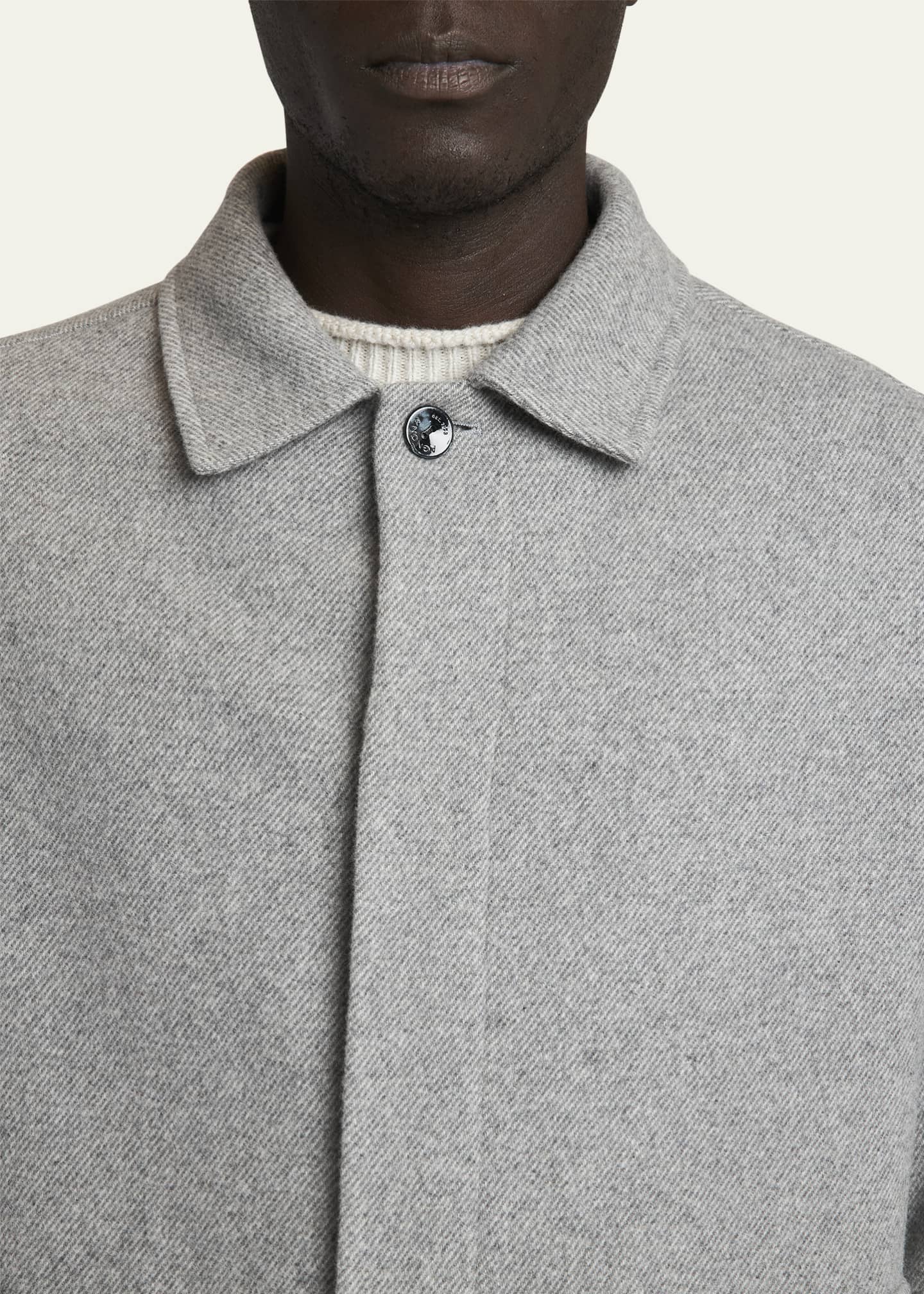 Agnona Men's Cashmere Shirt Jacket - Bergdorf Goodman