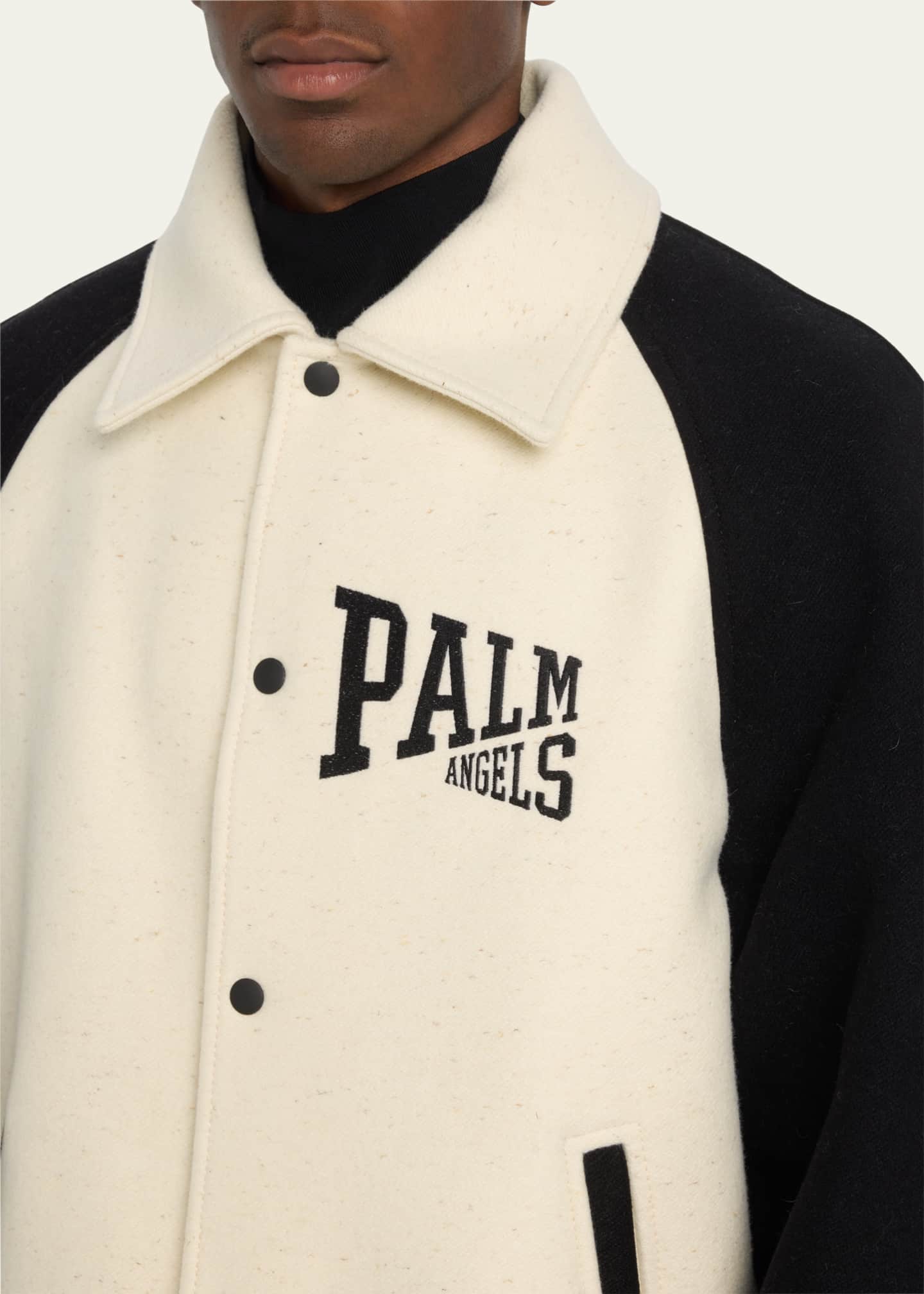 Palm Angels Men's University Blouson Jacket - Bergdorf Goodman