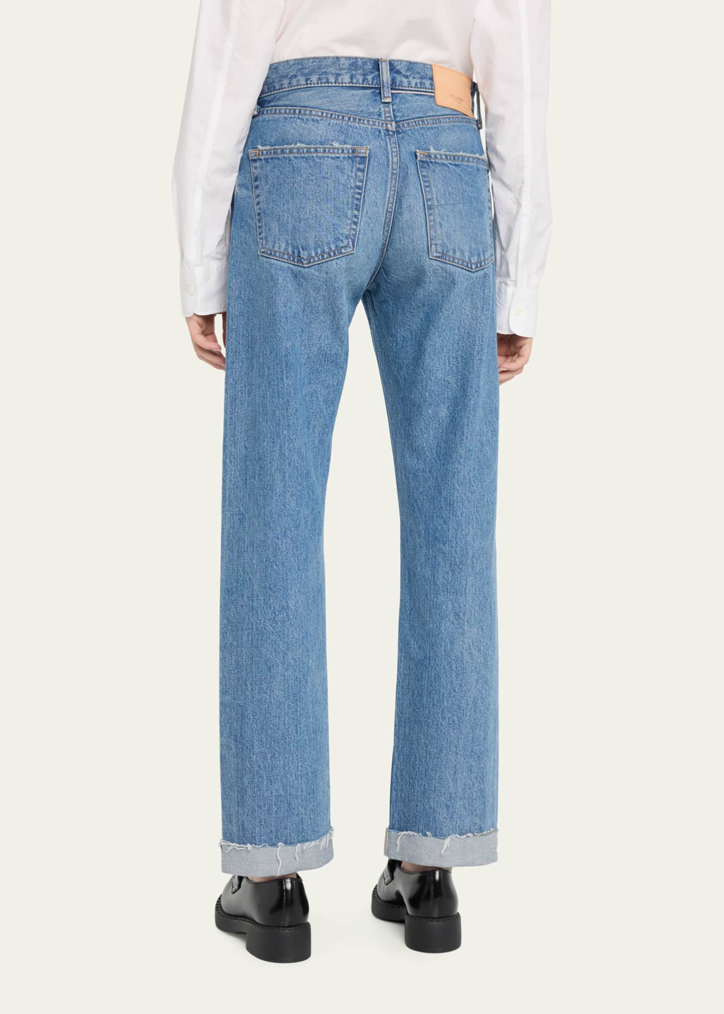 MOUSSY VINTAGE Seagraves Straight Jeans - Bergdorf Goodman