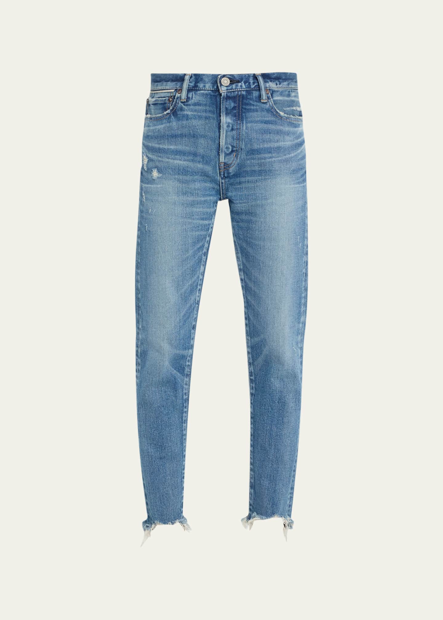 MOUSSY VINTAGE Avenal Mid Rise Straight Tapered Jeans Bergdorf