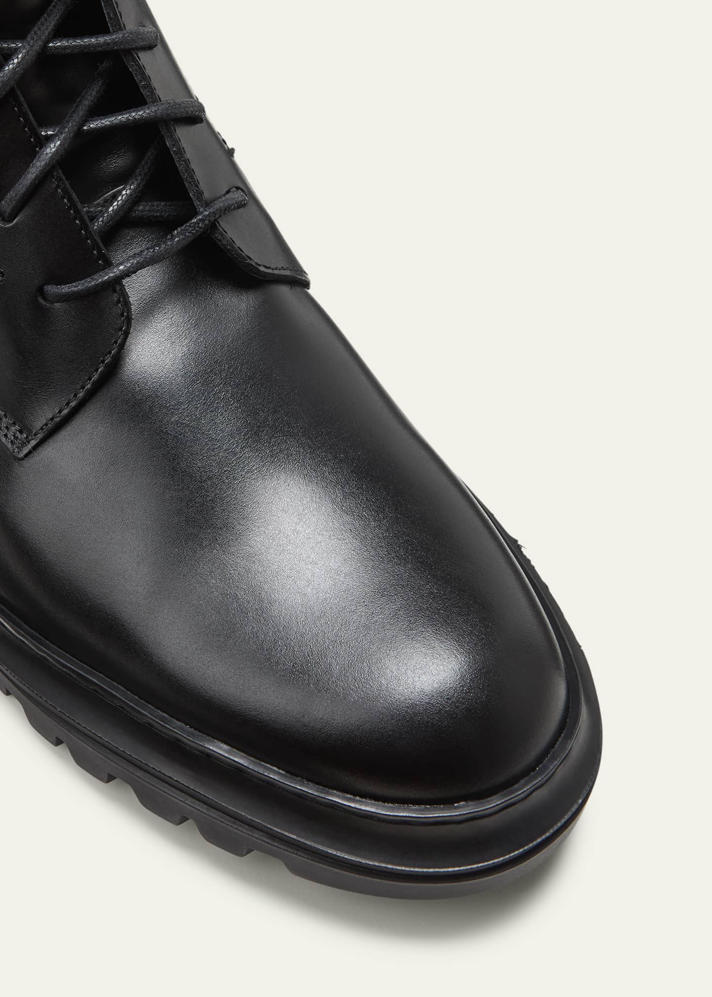 Aquatalia Men s Edmundo Weatherproof Leather Zip Combat Boots