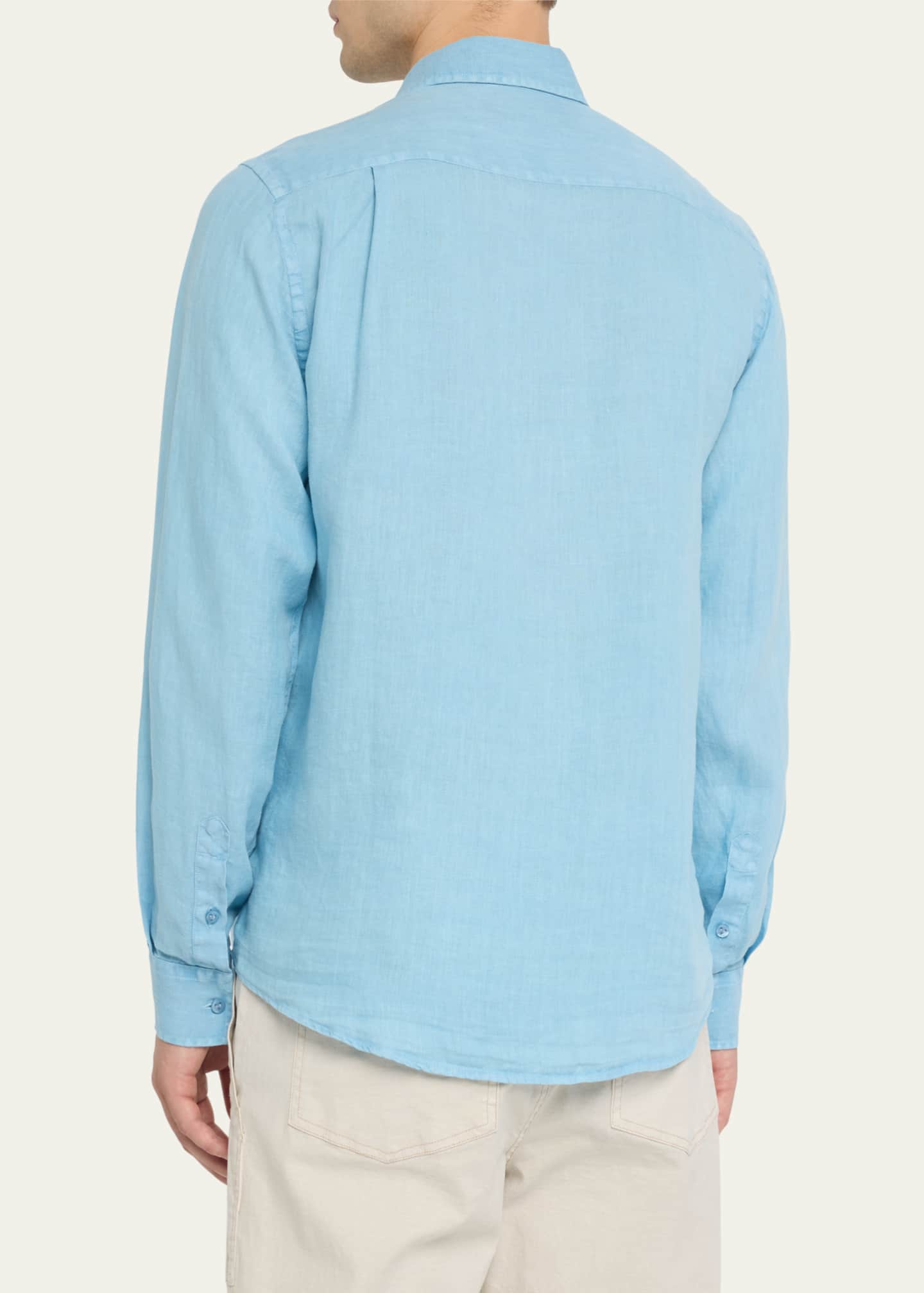 Vilebrequin Men's Linen Sport Shirt Image 3 of 5