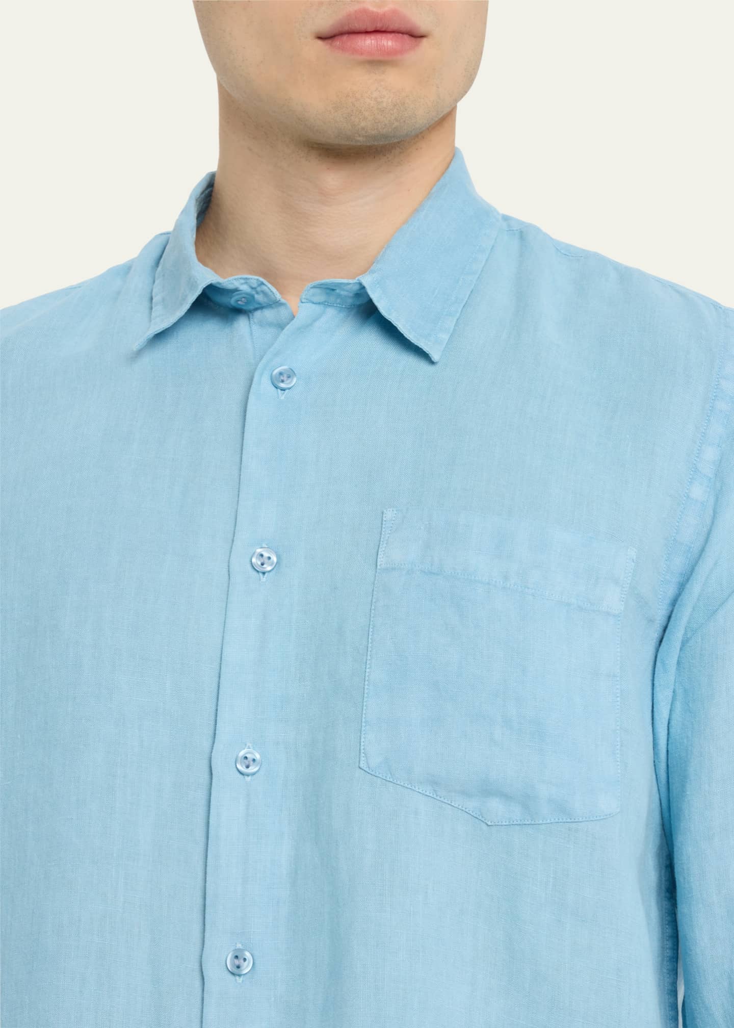 Vilebrequin Men's Linen Sport Shirt Image 5 of 5