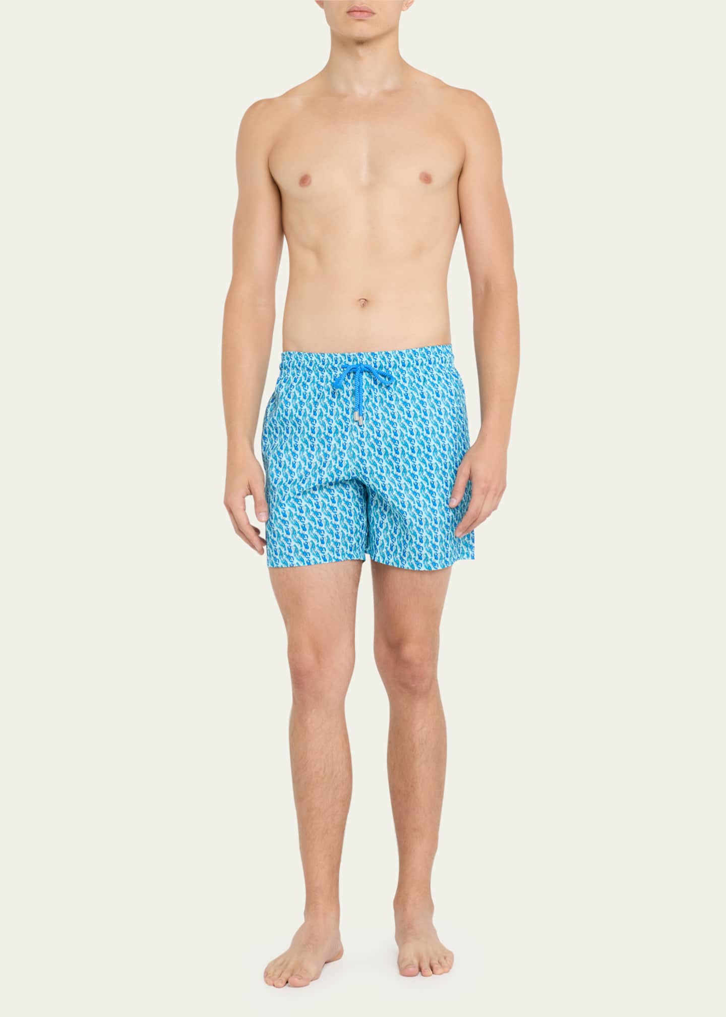 Vilebrequin Men's Micro Lobster Swim Shorts Bergdorf Goodman
