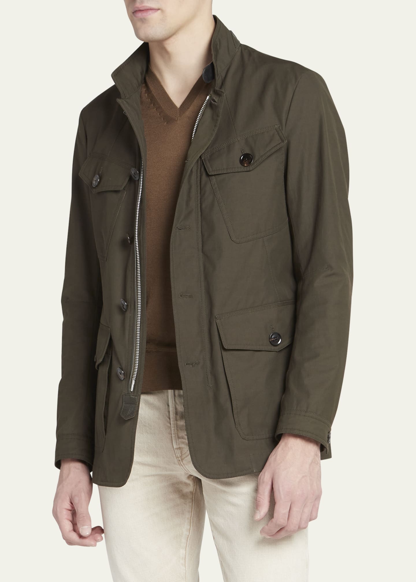 TOM FORD Men's FourPocket Field Jacket Bergdorf Goodman
