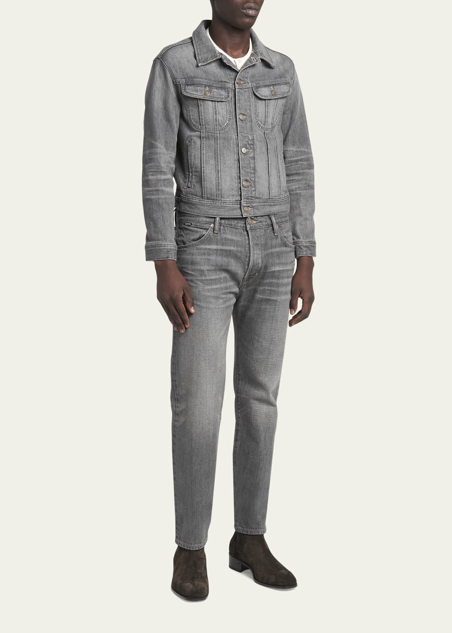 TOM FORD Men's Straight Leg Jeans Image 2 of 5