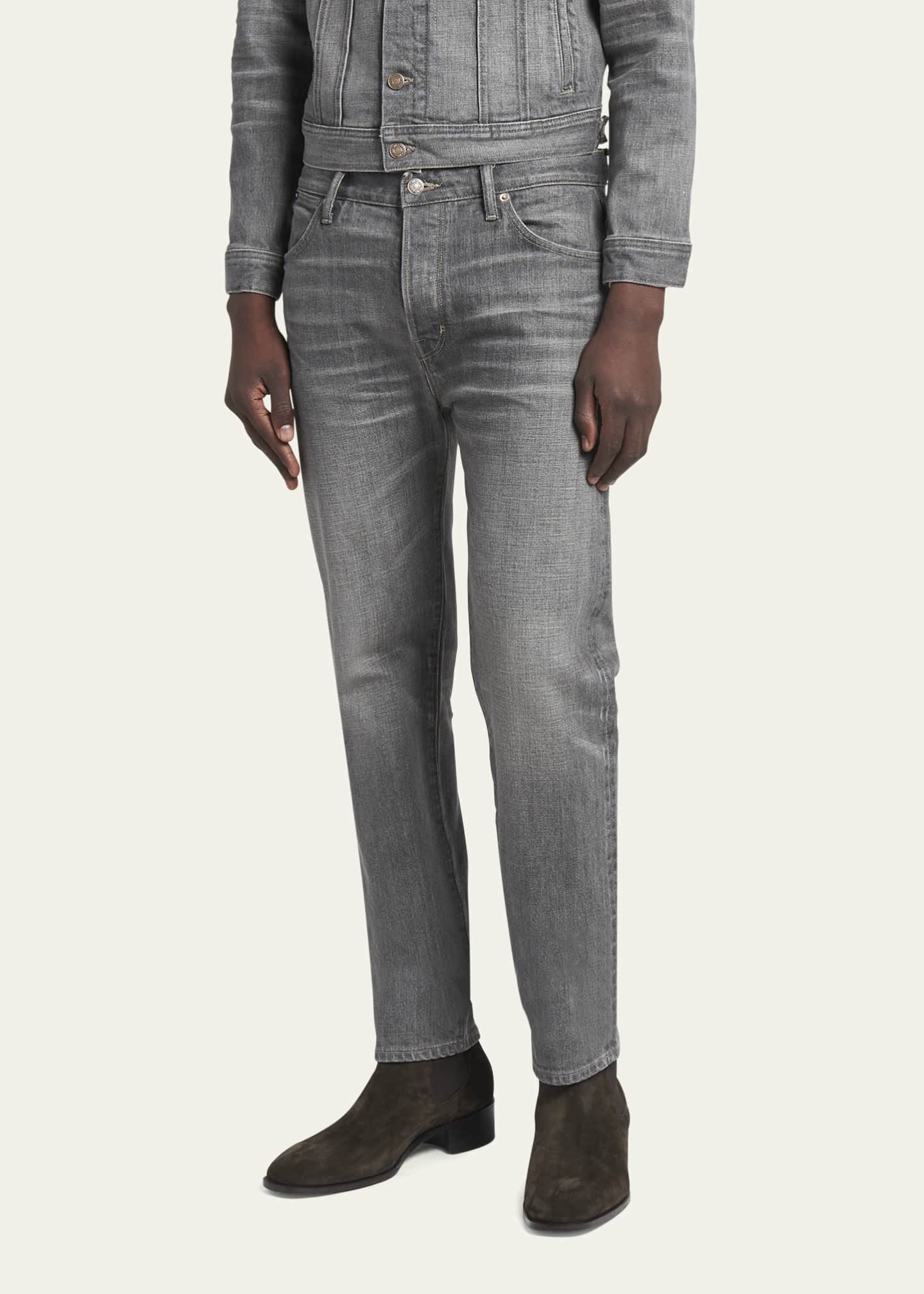 【送料&関税込】Tom Ford Straight Leg Jeans TOM FORD straight-leg Selvedge Jeans | Blue | FARFETCH