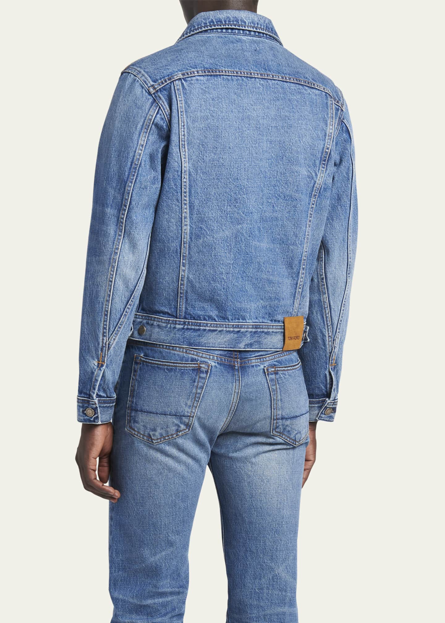 TOM FORD Men s New Icon Denim Jacket Bergdorf Goodman