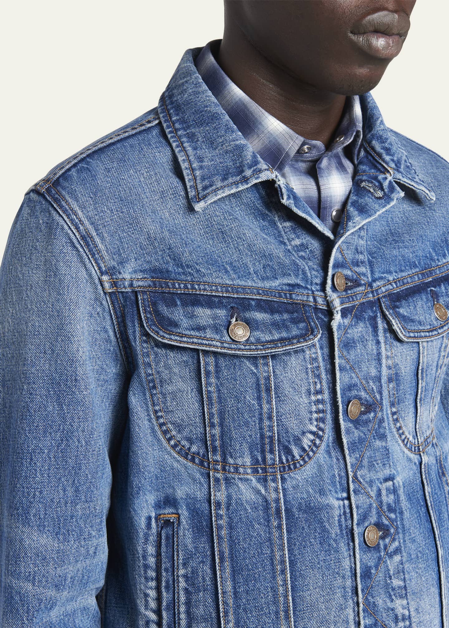 TOM FORD Men s New Icon Denim Jacket Bergdorf Goodman