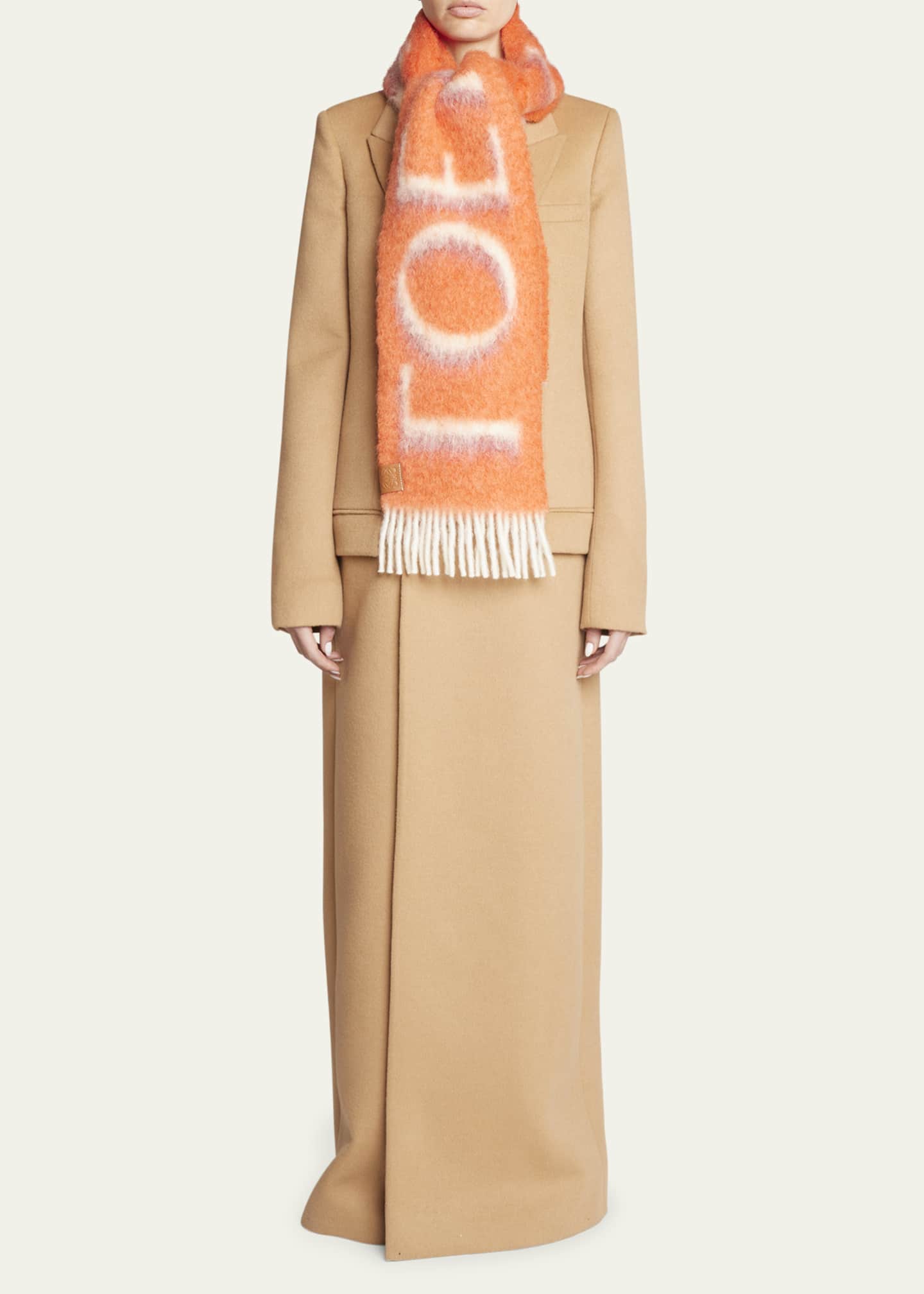 Loewe wool scarf sale