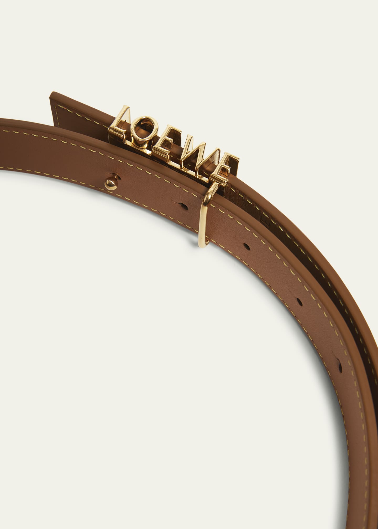 Loewe Graphic Buckle Leather Belt Image 3 of 4