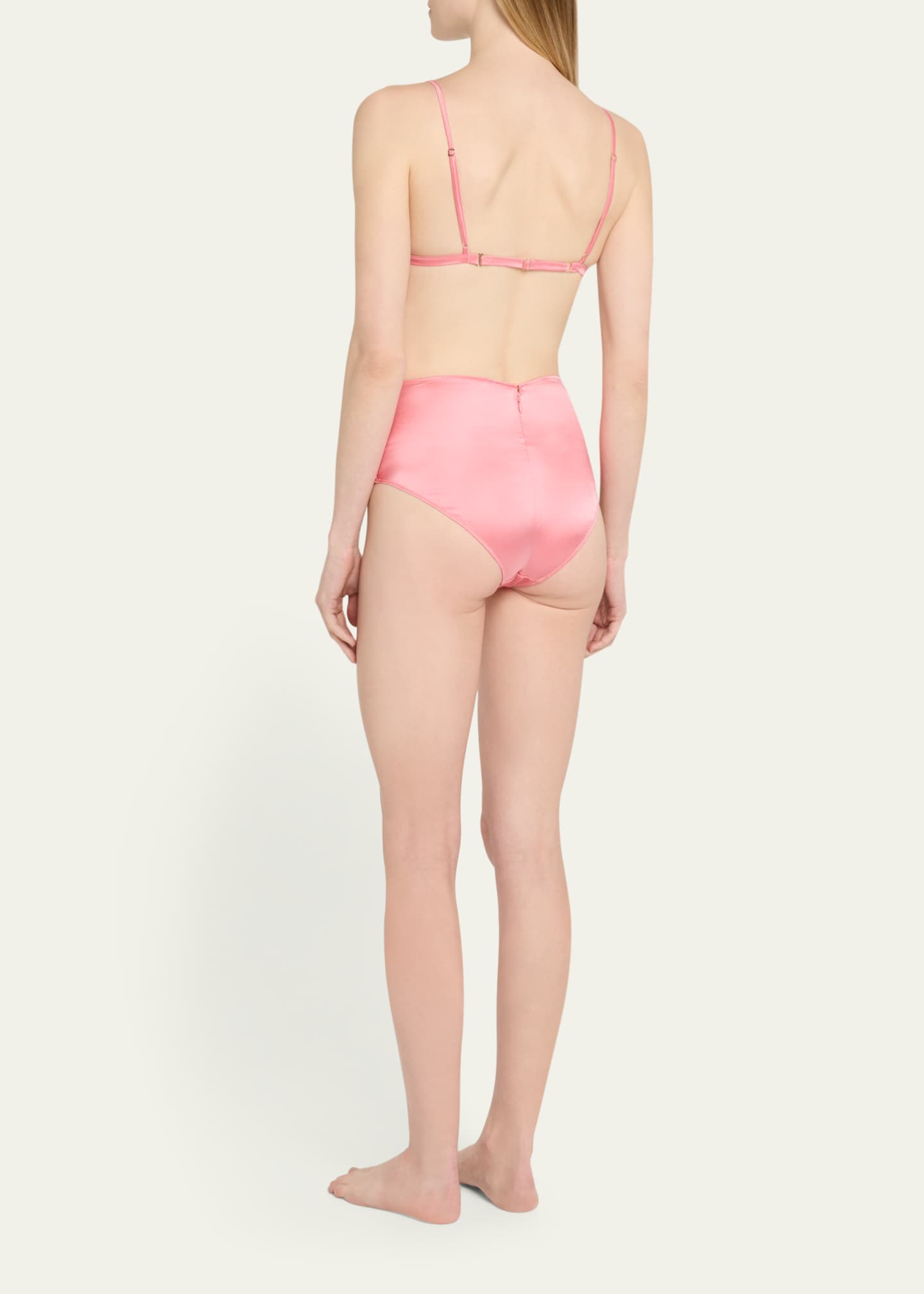 Kiki De Montparnasse Tous Les Jours High-Rise Stretch Silk Panties Image 3 of 4