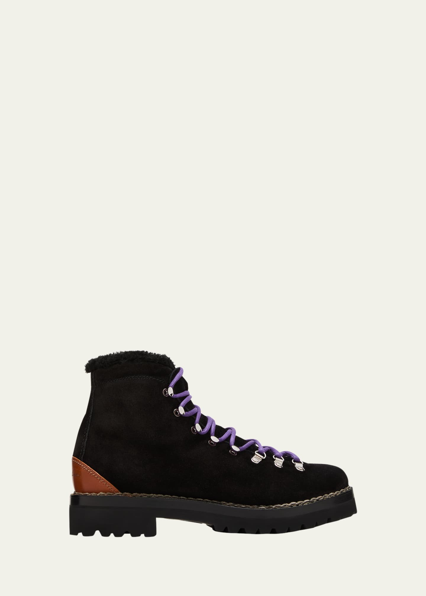 Ralph Lauren Purple Label Men's Darrow Shearling-Lined Hiking Boots ...