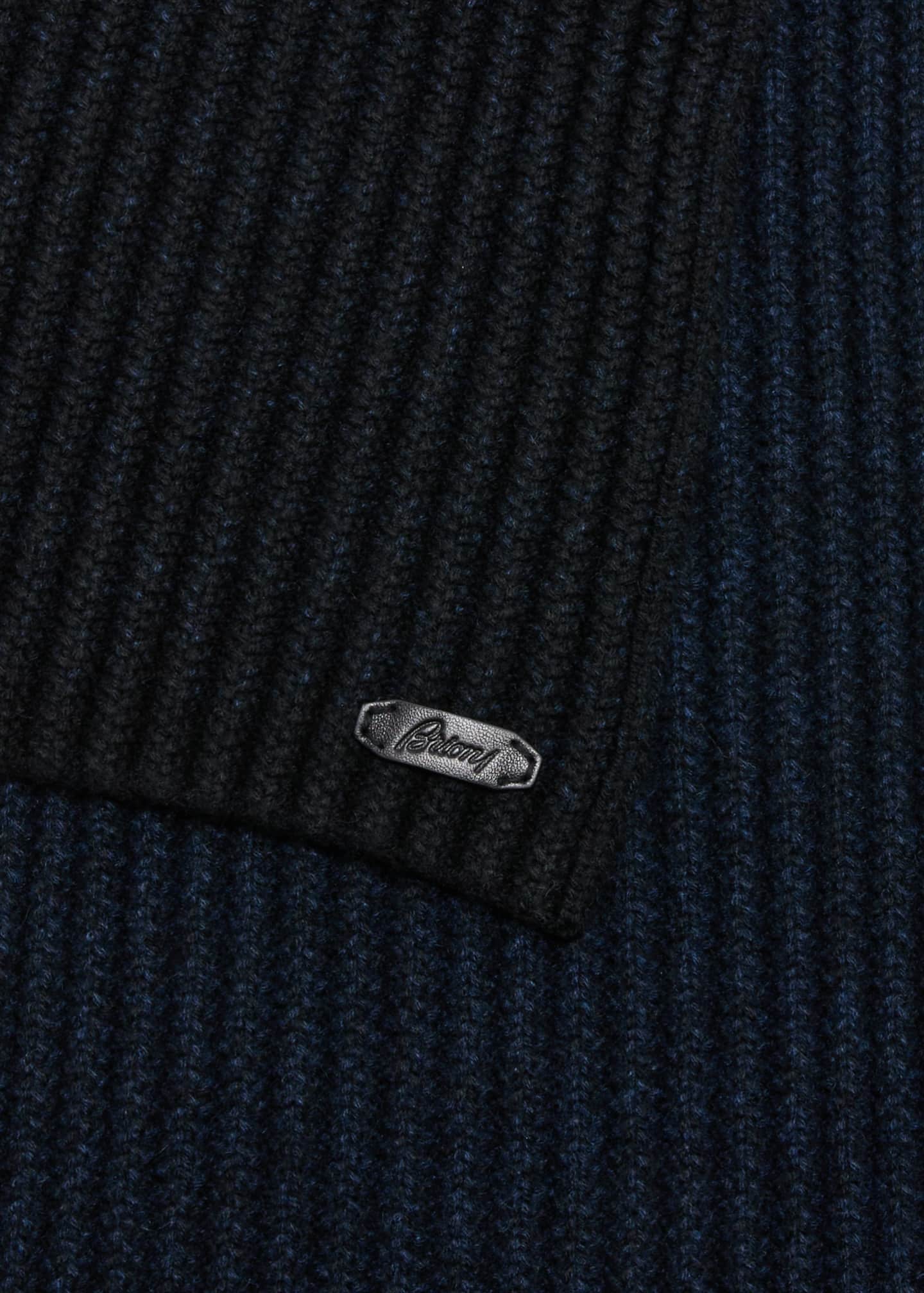 Brioni Men's Degrade Knit Scarf Image 4 of 4