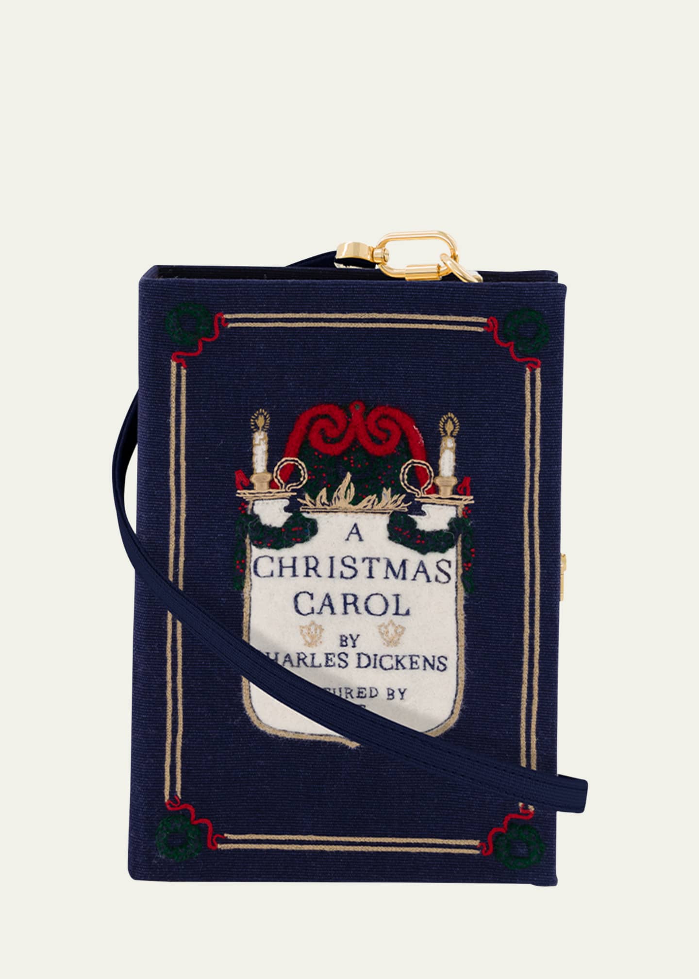 Olympia LeTan A Christmas Carol by Charles Dickens Book Clutch Bag