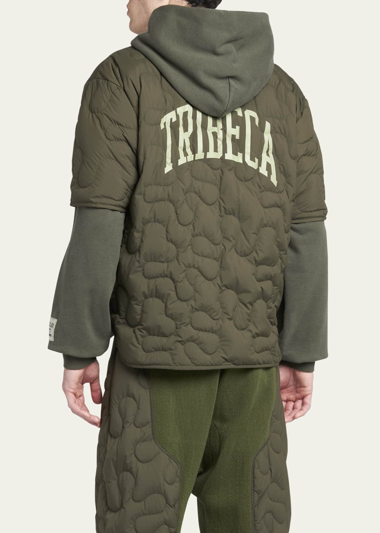 Abstract Quilted Puffer