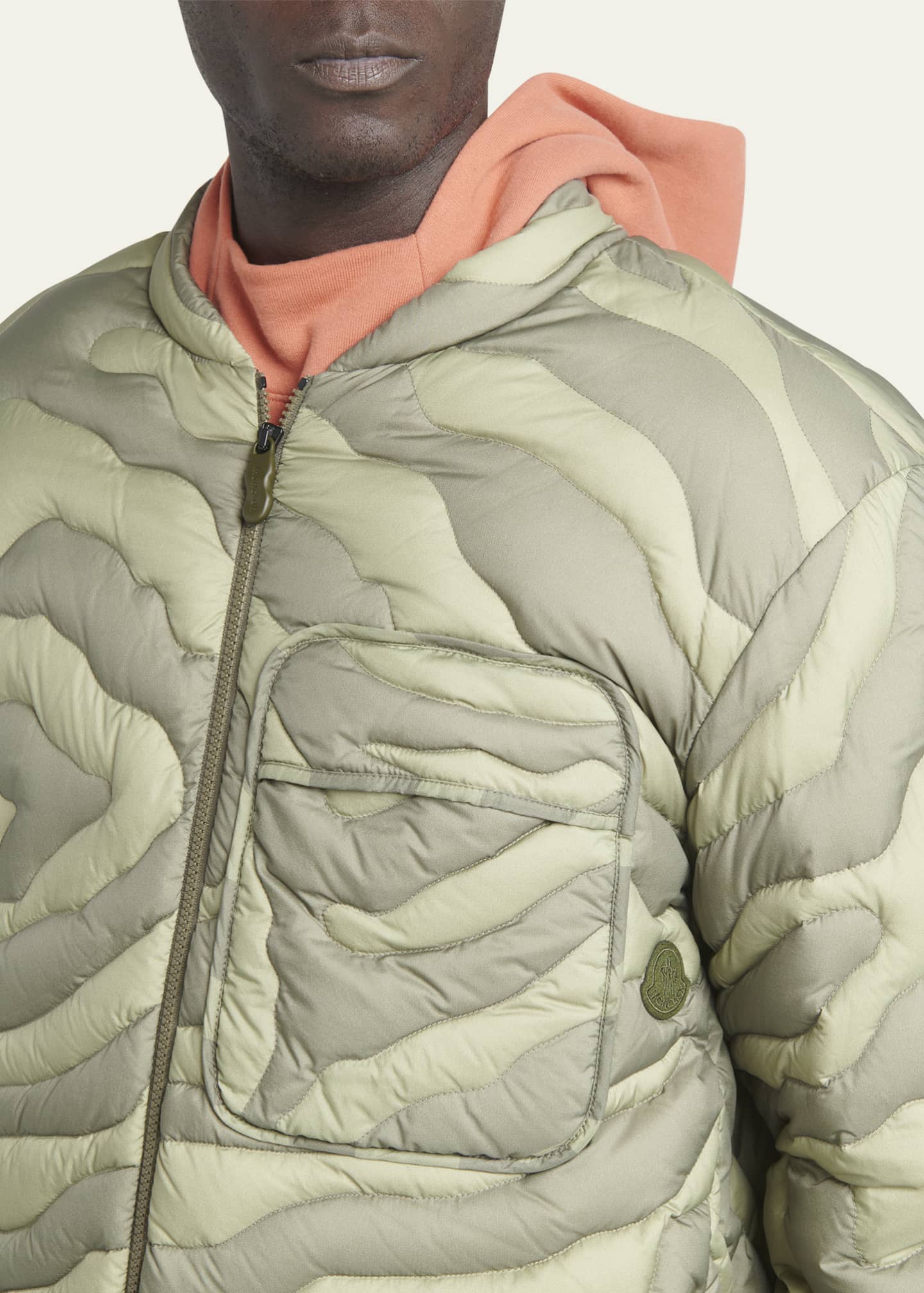 Abstract Quilted Puffer