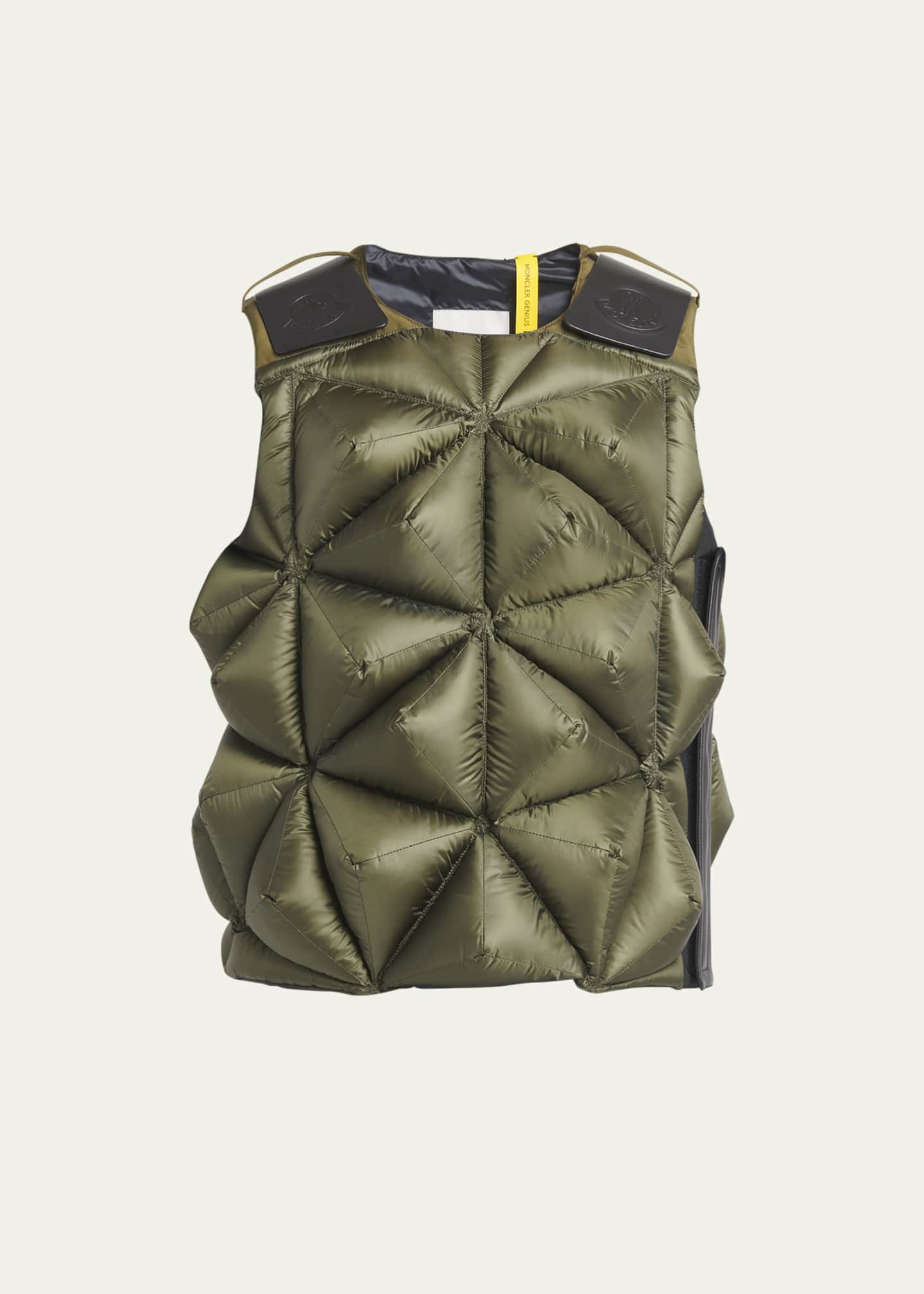 Moncler Genius Moncler x Pharrell Williams Men s Holly Triangle Quilt Puffer Vest Bergdorf Goodman