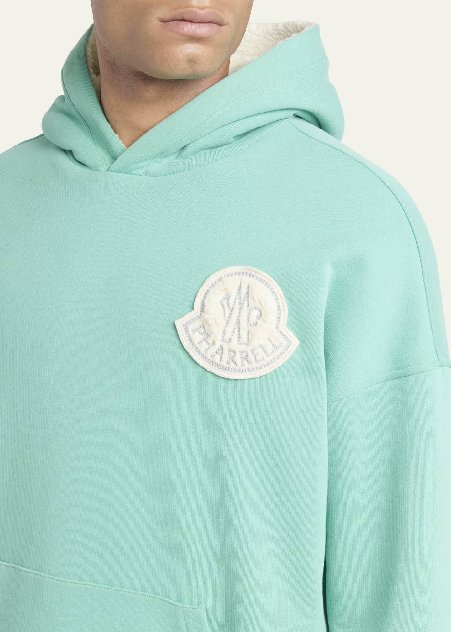 Moncler fleece hooded pullover 2025