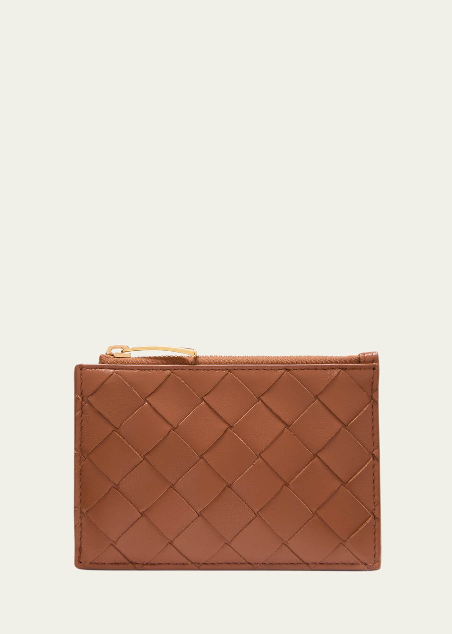 Bottega Intrecciato Leather Card Holder Bergdorf Goodman