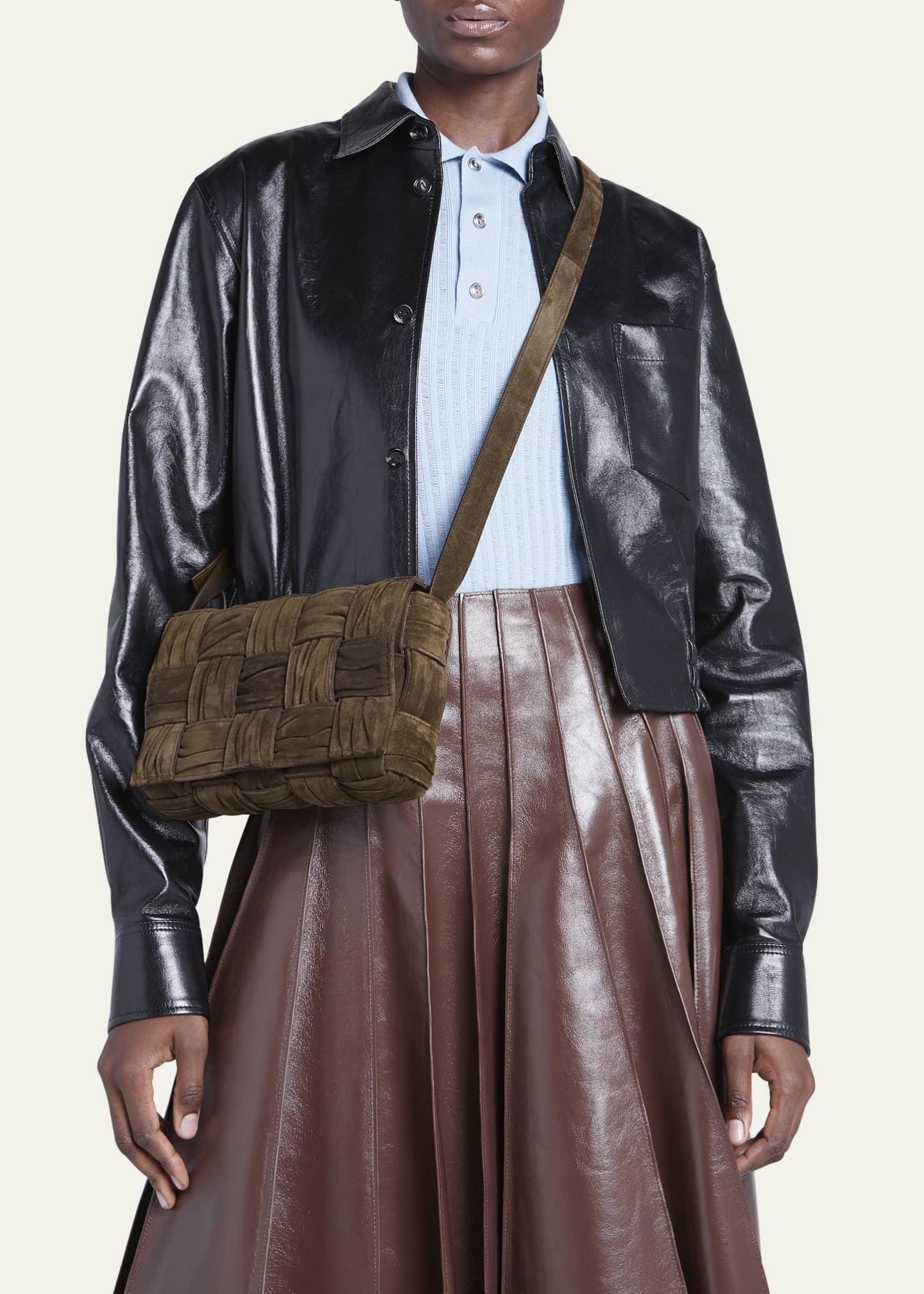 Suede hotsell cassette bag