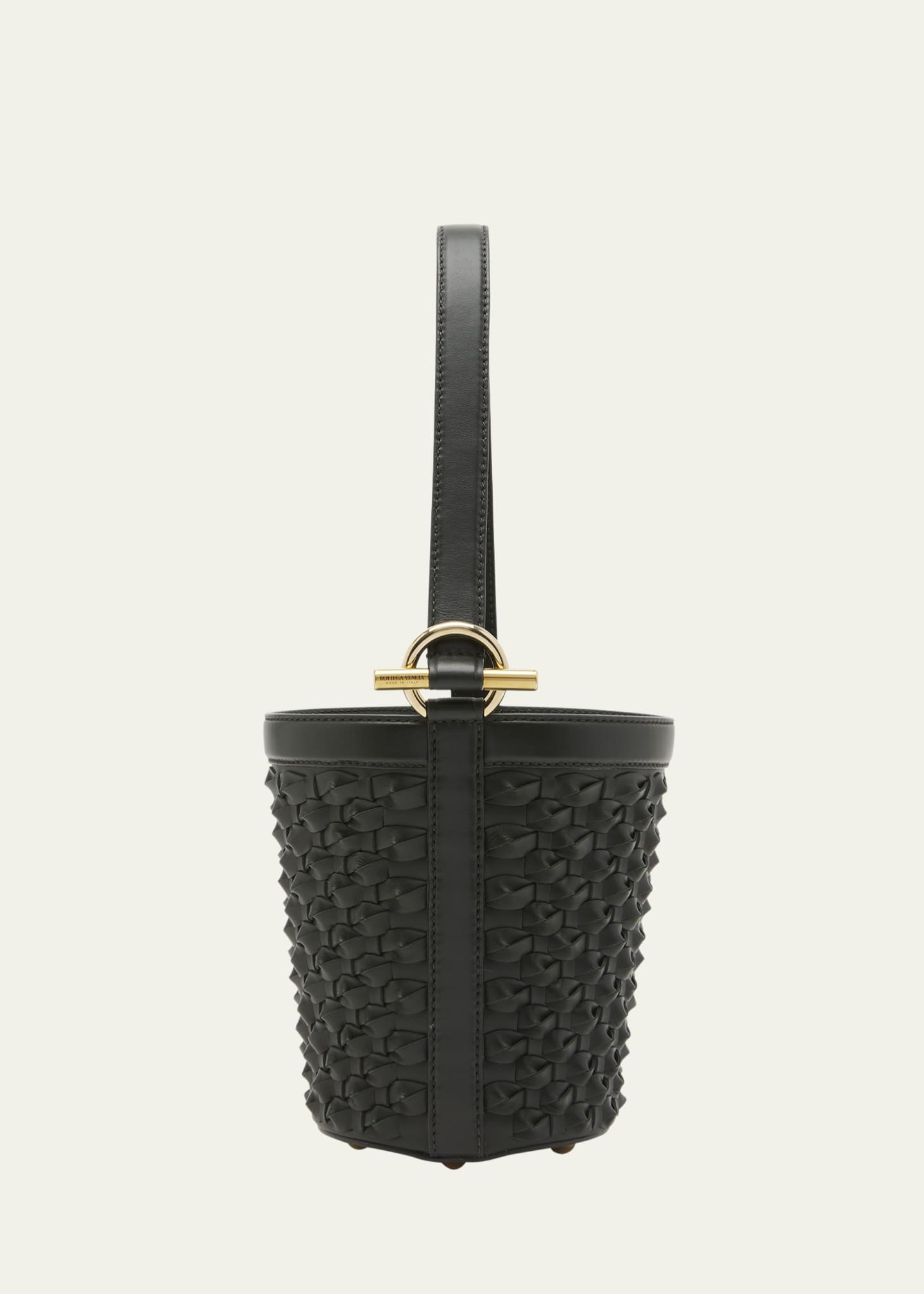 Bottega Veneta Small Intrecciato Knot Leather Bucket Bag - Bergdorf Goodman